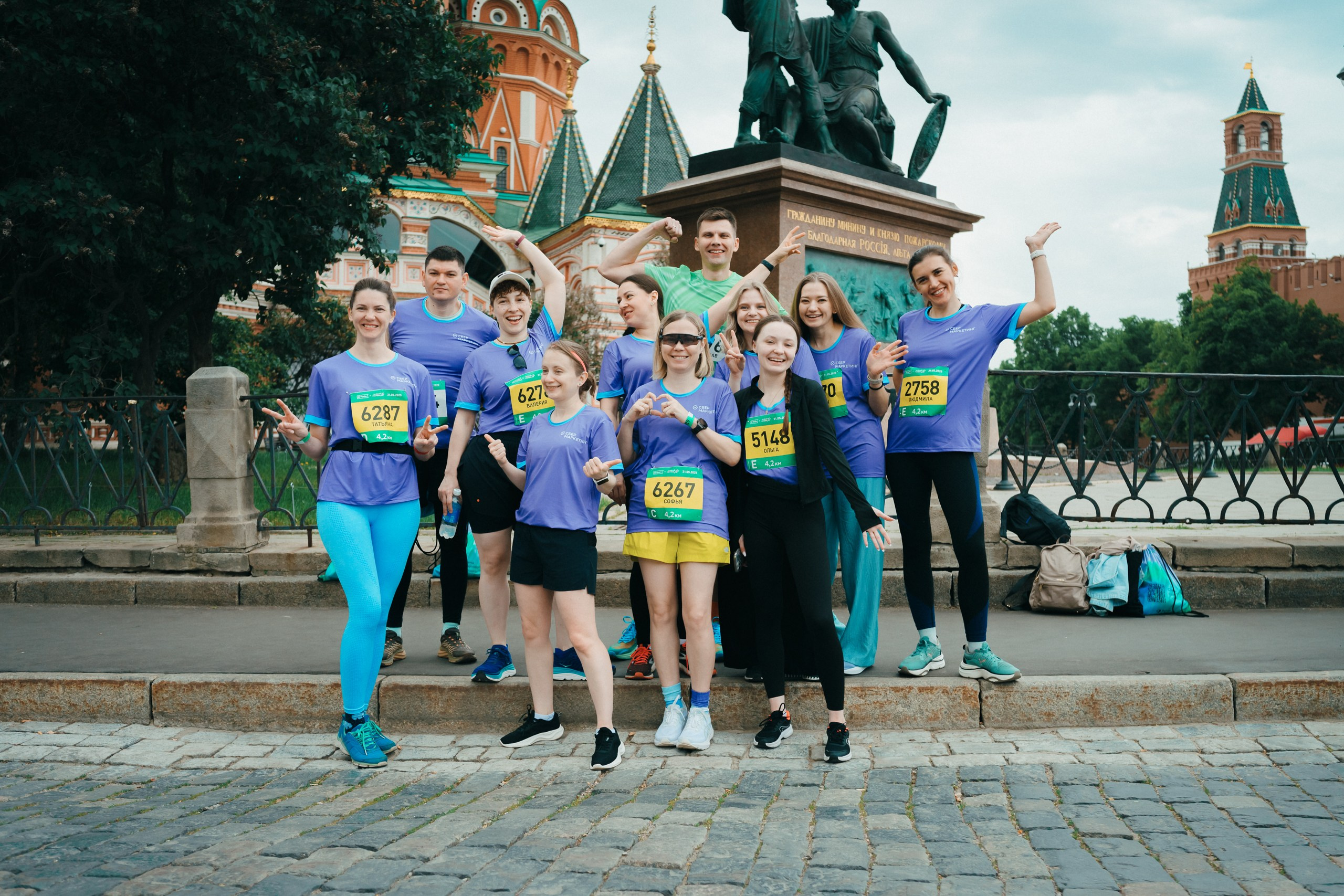 Фотосъёмка участников марафона в Москве. Komonev