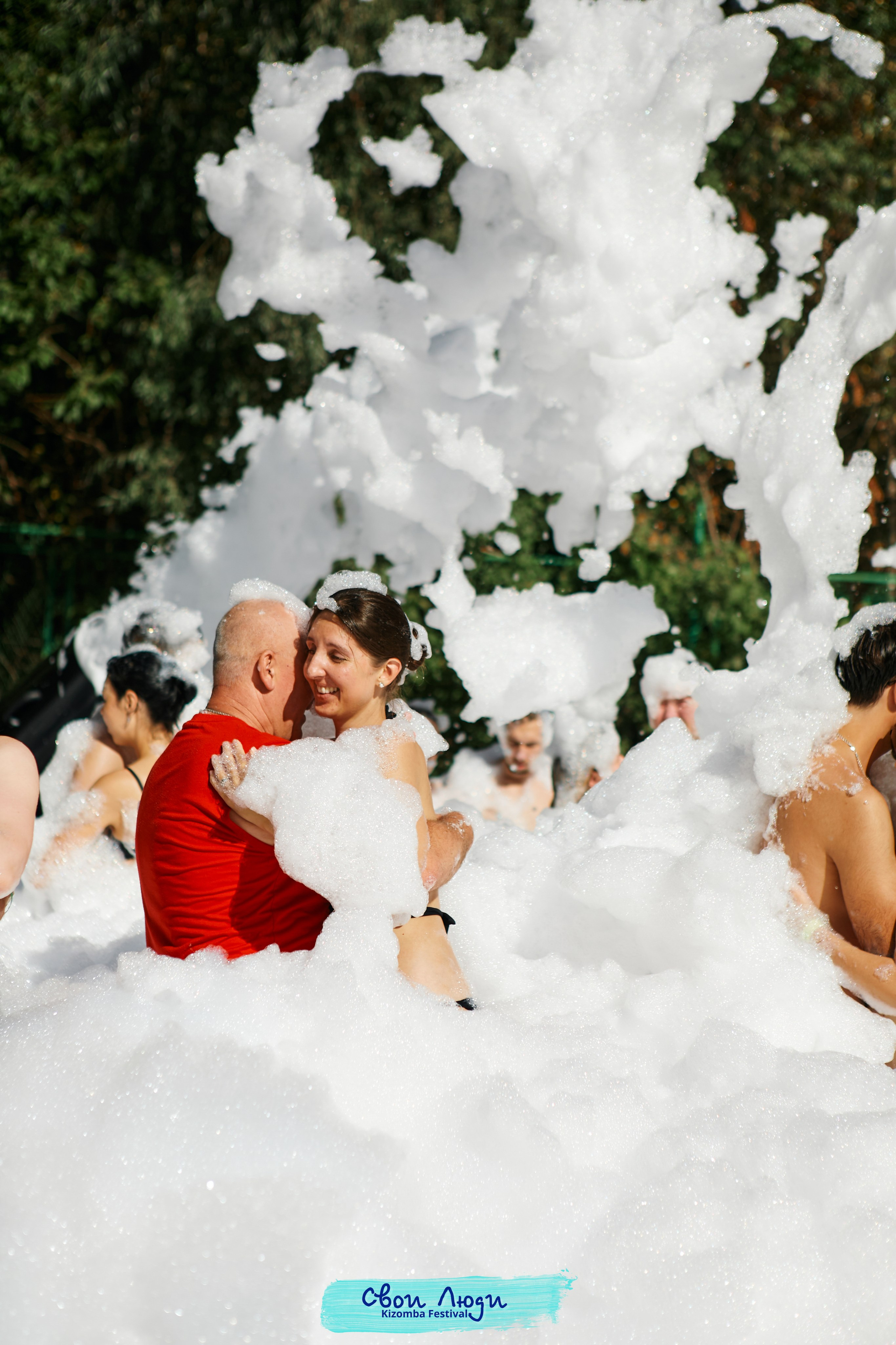 Foam party. Свадебный фотограф
