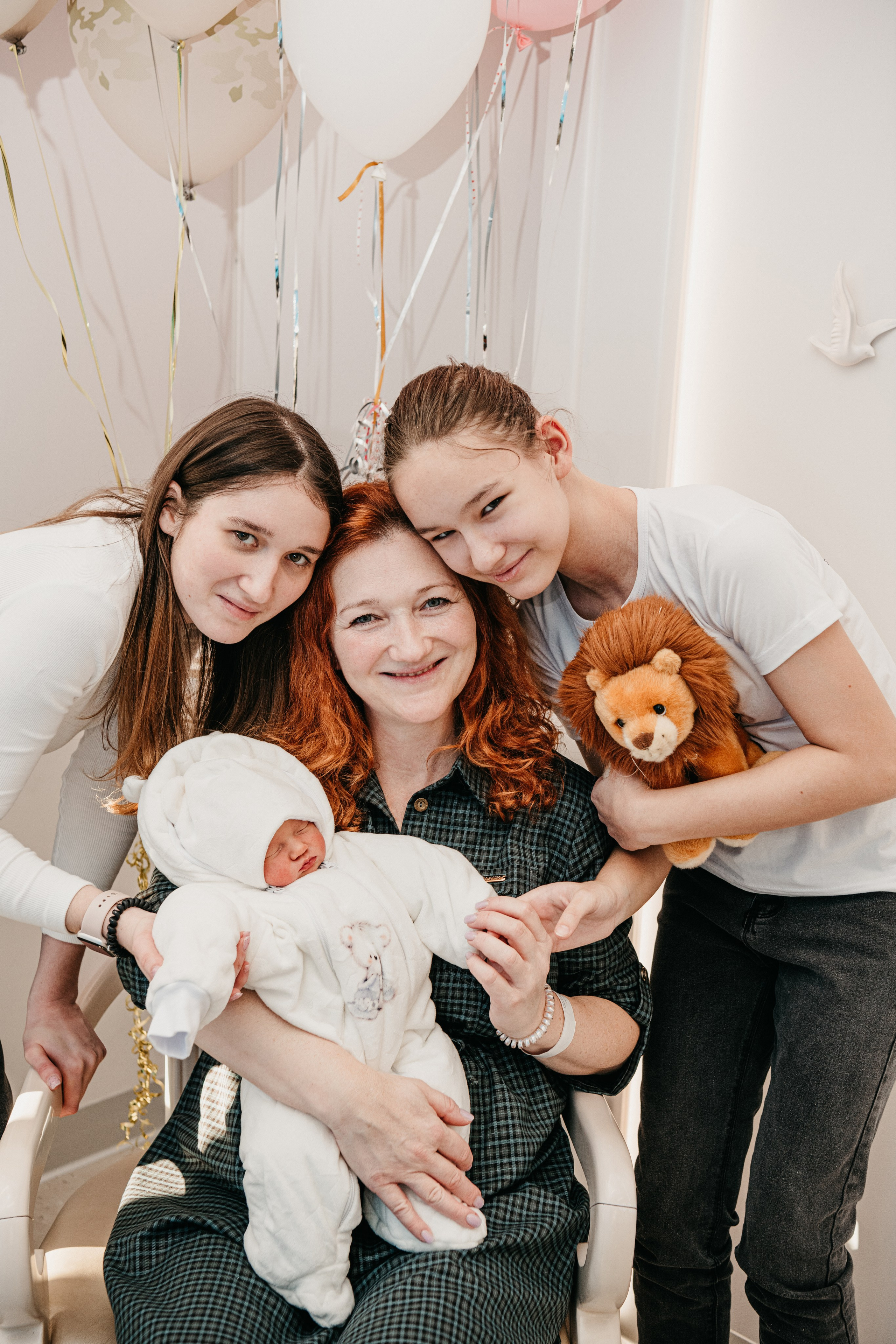 Выписка Алены. 4 роддом. Фотограф на выписку из роддома в Москве и МО