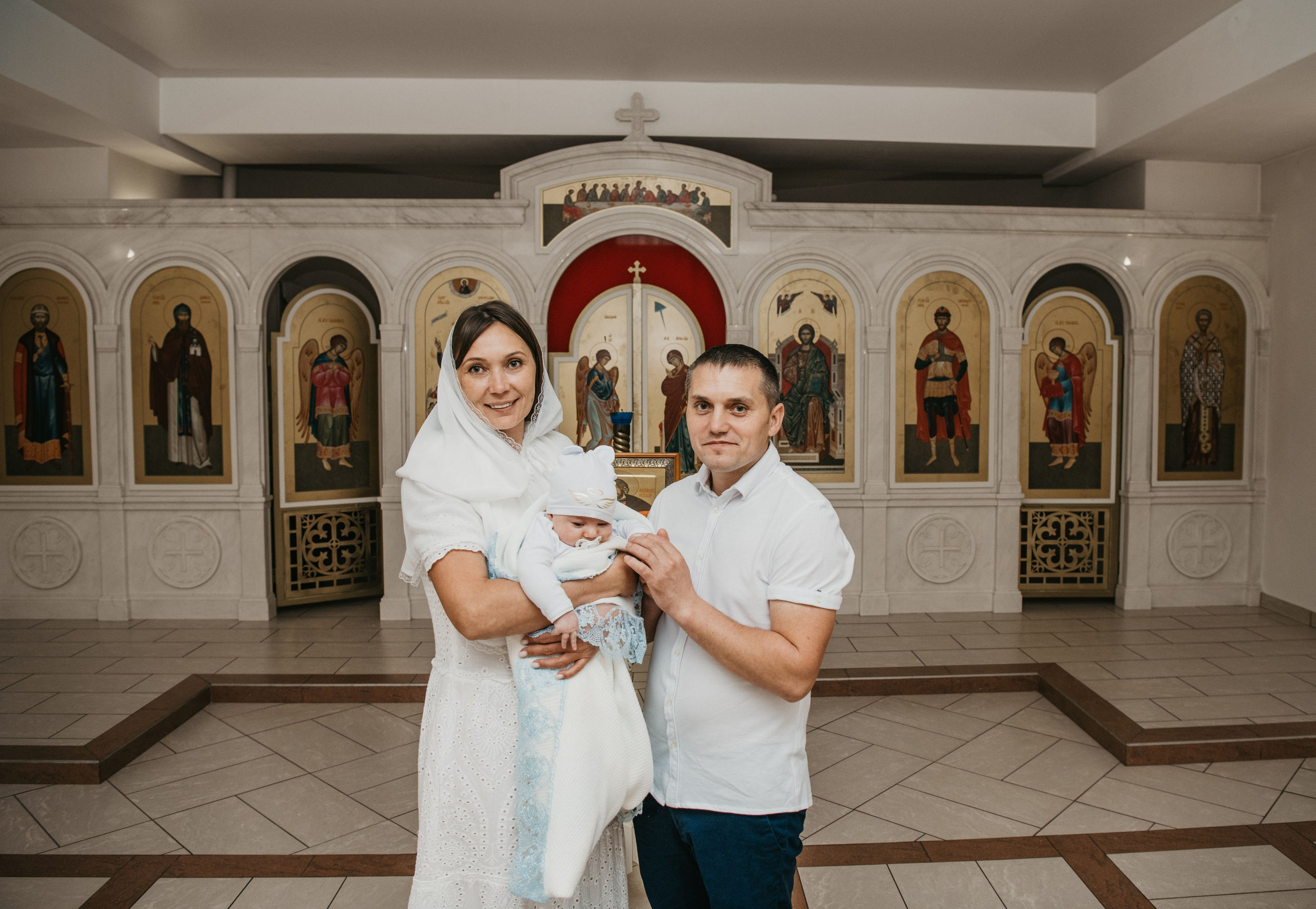 Крещение Евгения. Фотограф на выписку из роддома в Москве и МО