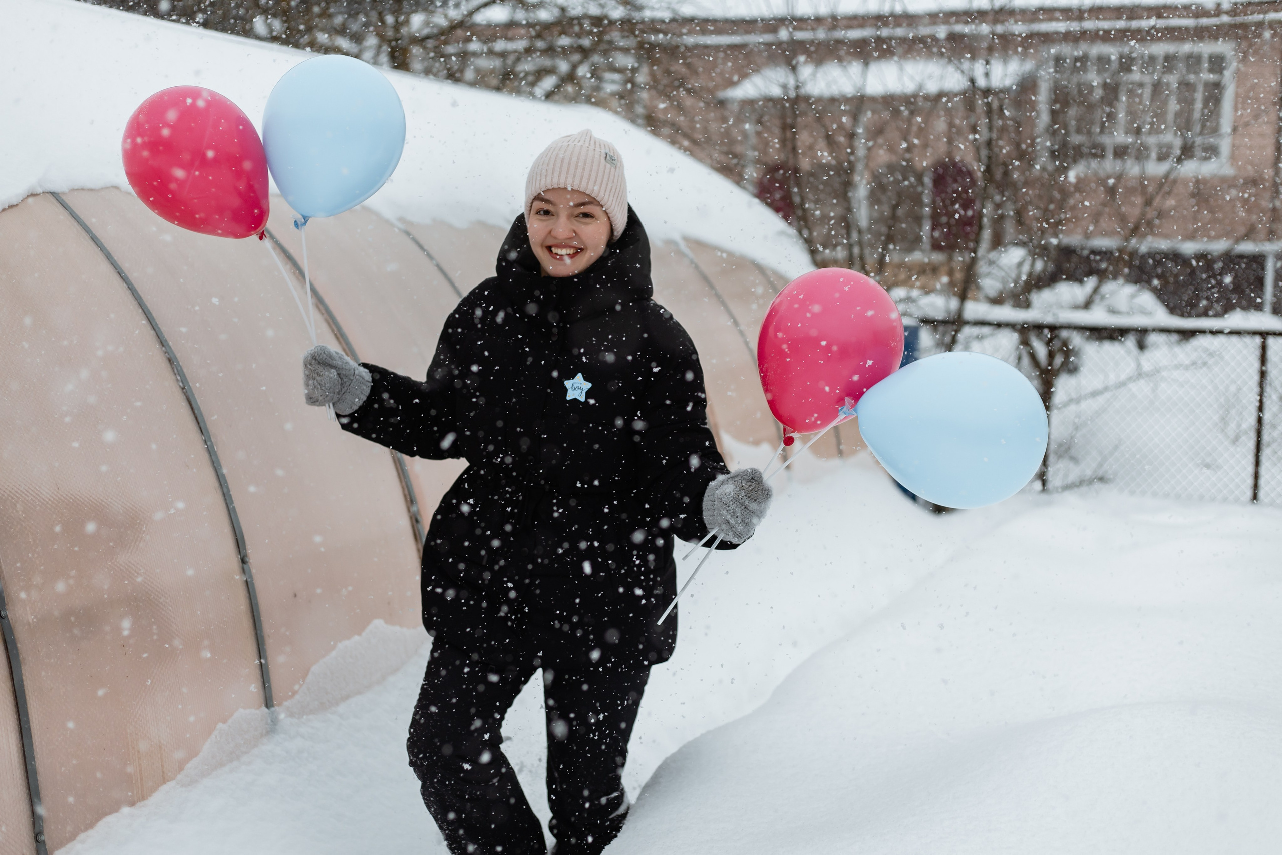 Снежное Гендер-пати. Свадебный фотограф Михаил Александров