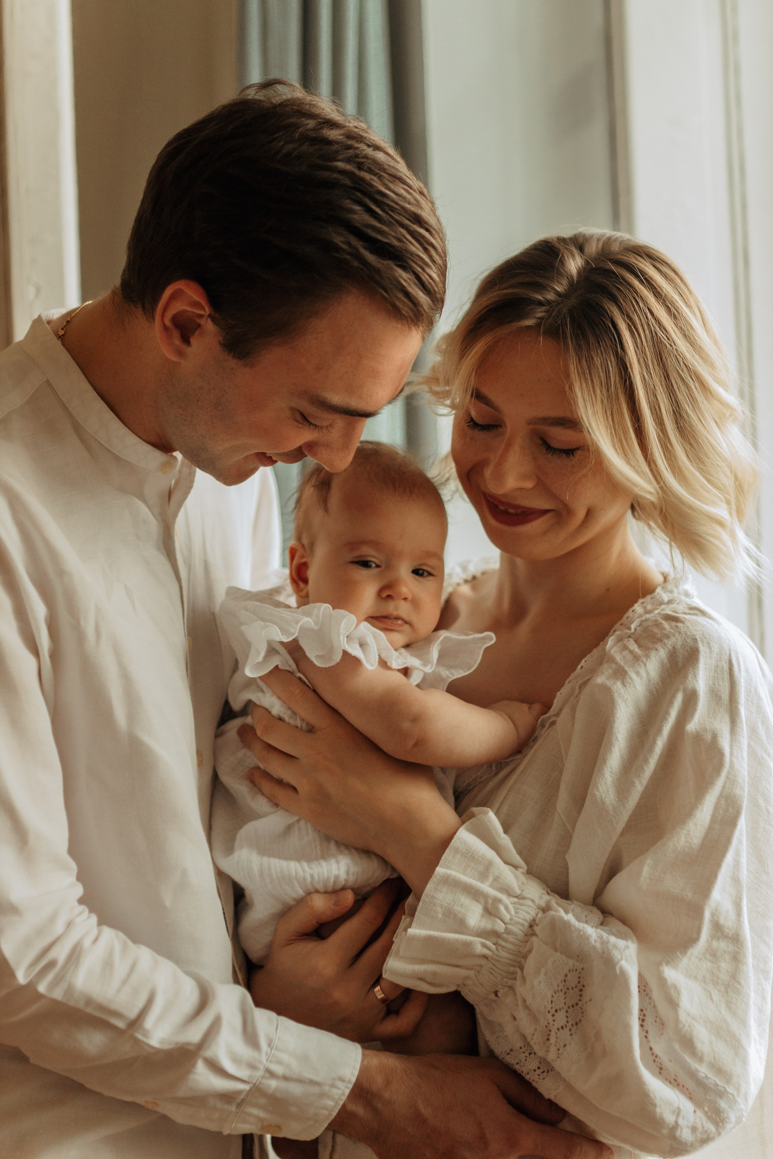 Семейная съемка в студии. Семейный и детский фотограф в Москве Антонина Смирнова