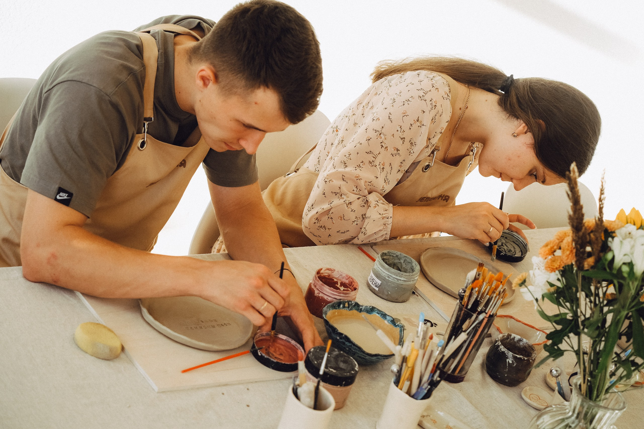 Любовь в студии лепки. Профессиональный фотограф, Санкт-Петербург — Виктория Богомолова