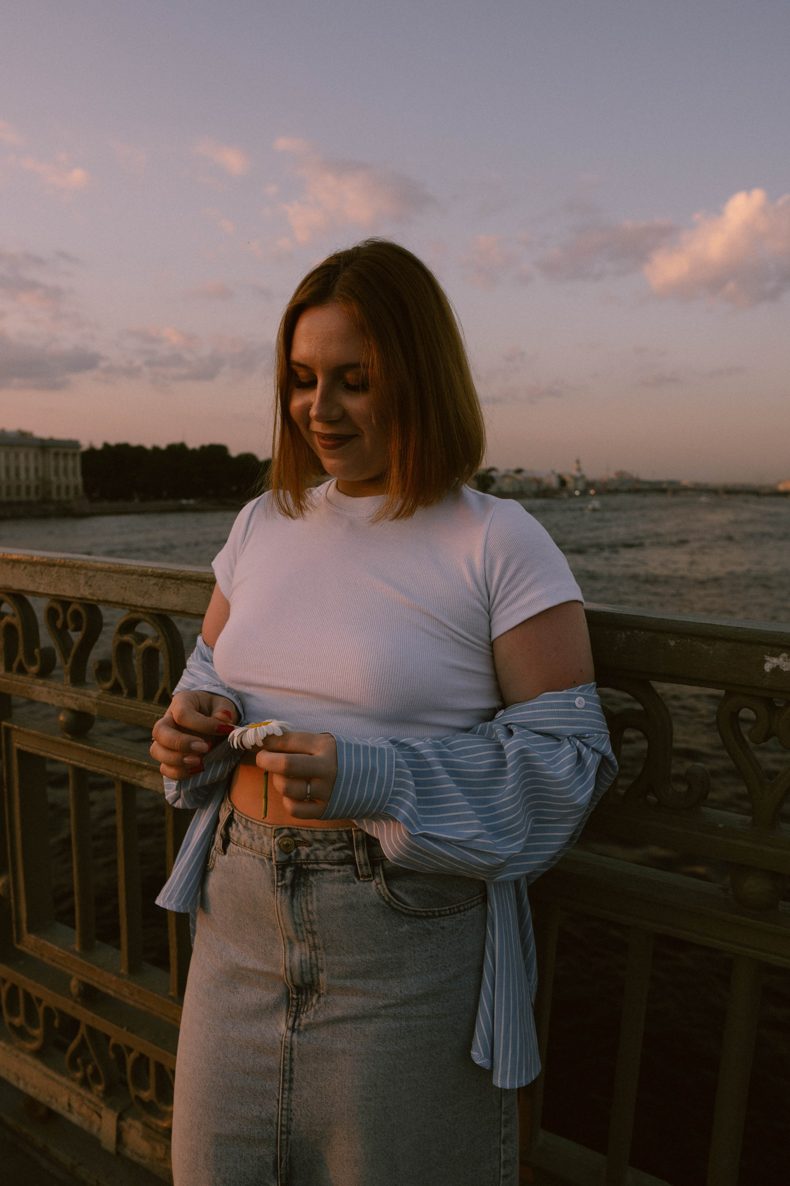 Виктория, ромашки и летний закат. Фотограф в Санкт-Петербурге Головина Анастасия