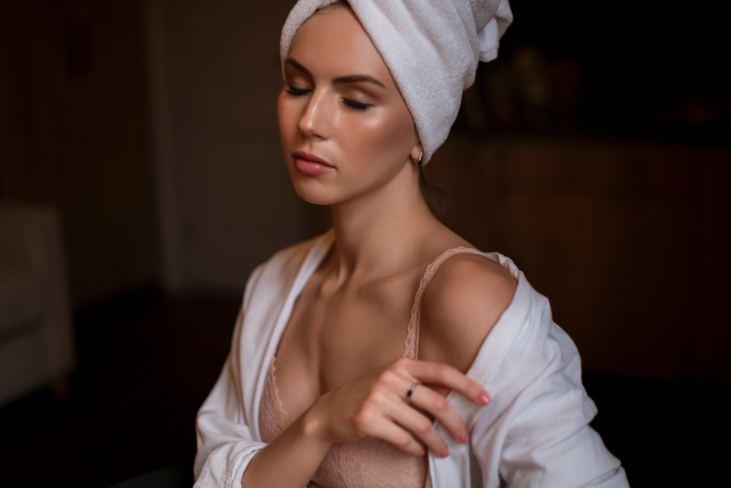 Фотосессия в естественном стиле, нюдовый макияж