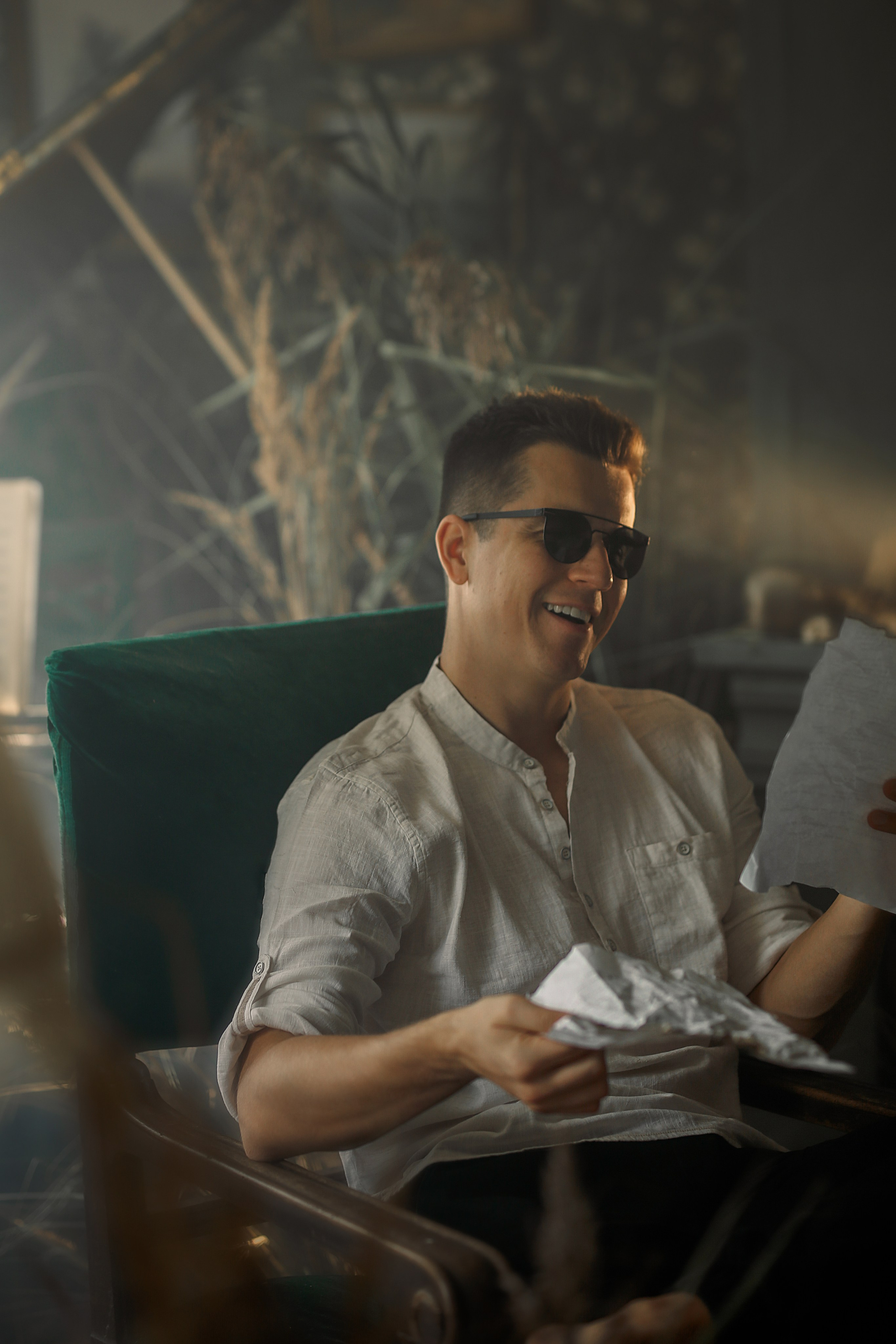 Писатель в Drozd House. Фотограф Анастасия Залевская