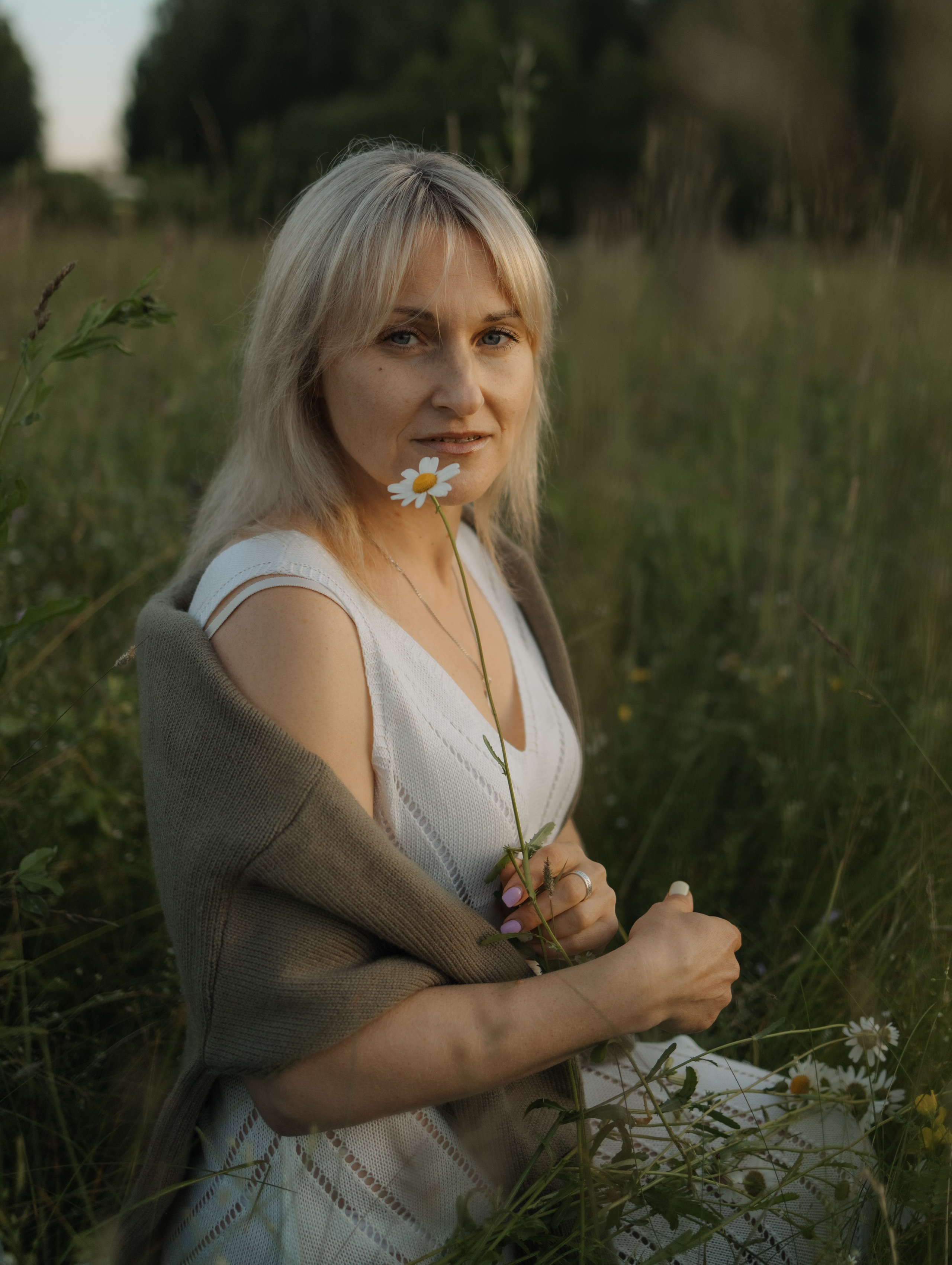 С Леной в полях. Фотограф Углич и Ярославль Ольга Тятюшкина