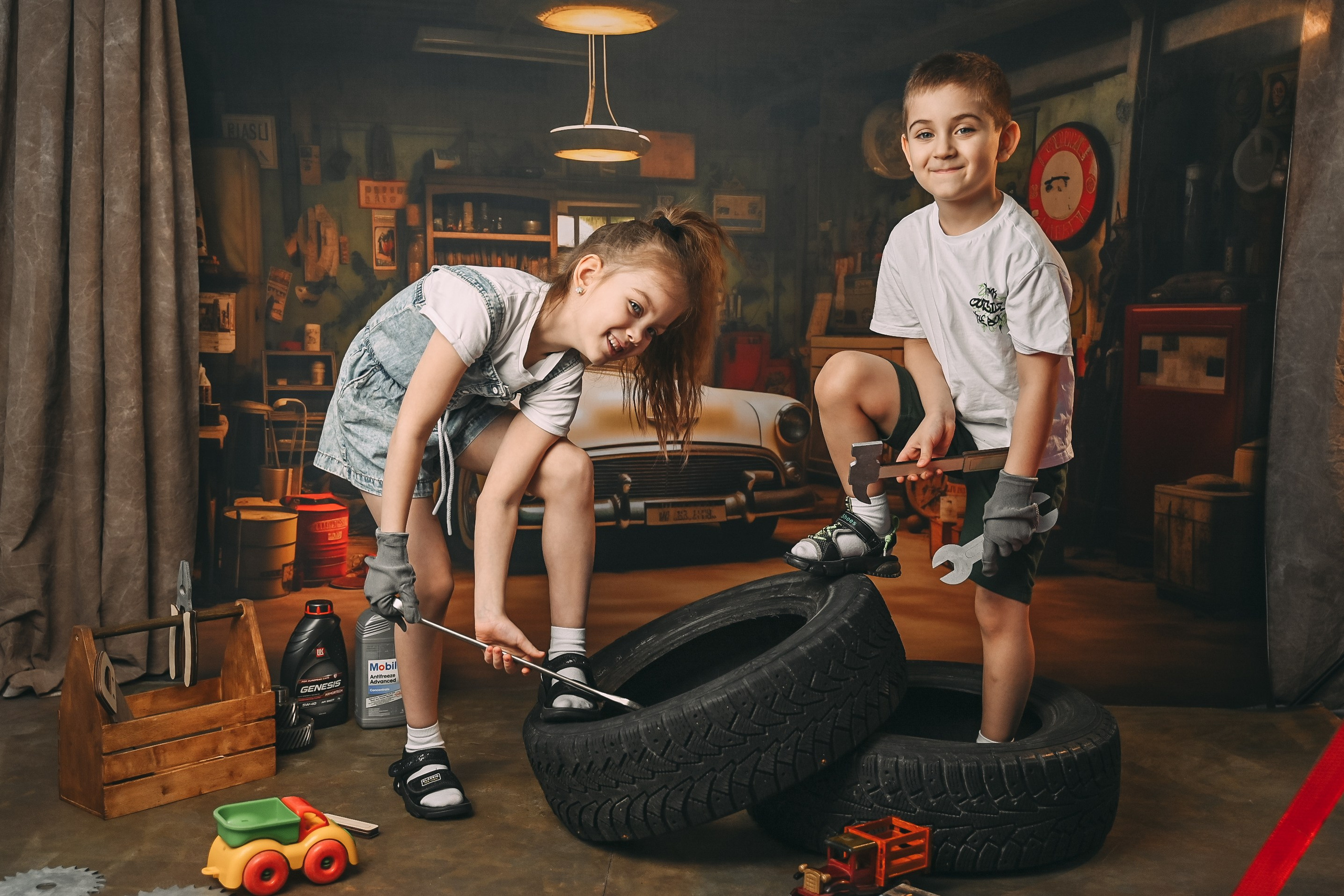 Гараж. Детский и семейный фотограф
