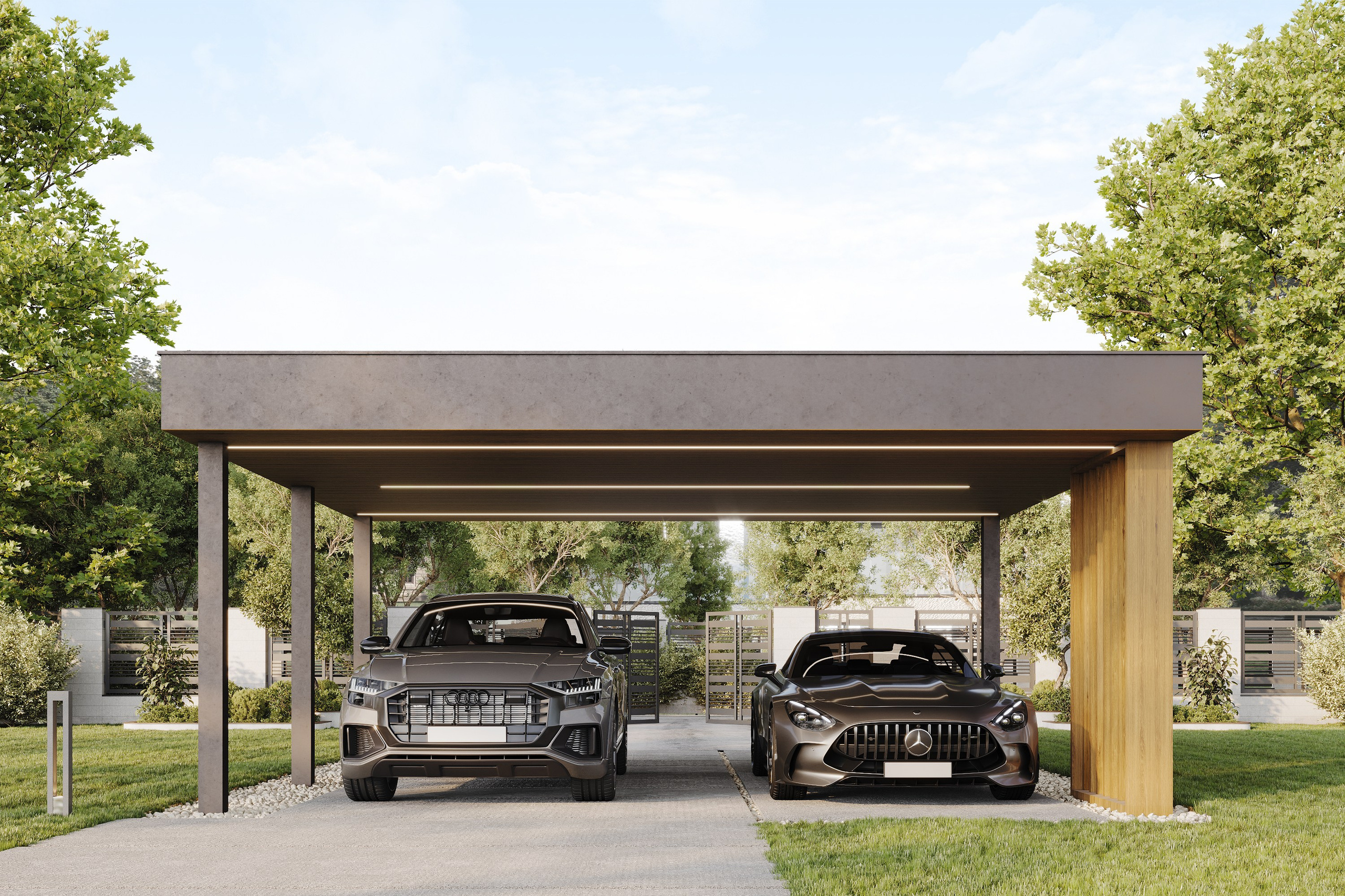 Сarports. Чугунова Анастасия. Дизайн интерьеров и архитектурное проектирование