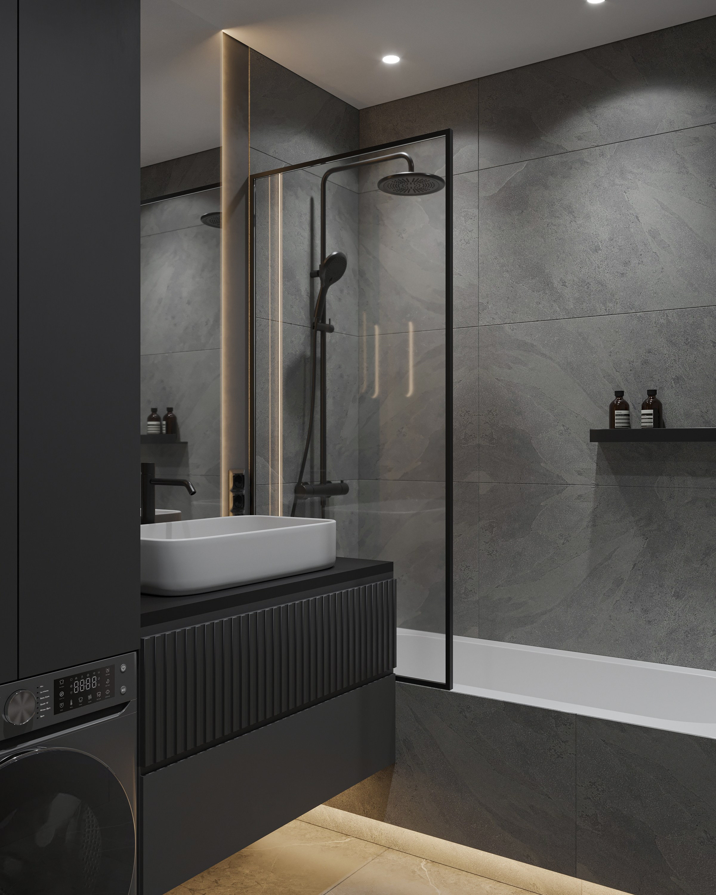 ЖК «Приморский квартал» / Санкт-Петербург / 45 кв. м. Ксения Барабаш дизайнер интерьера в Санкт-Петербурге