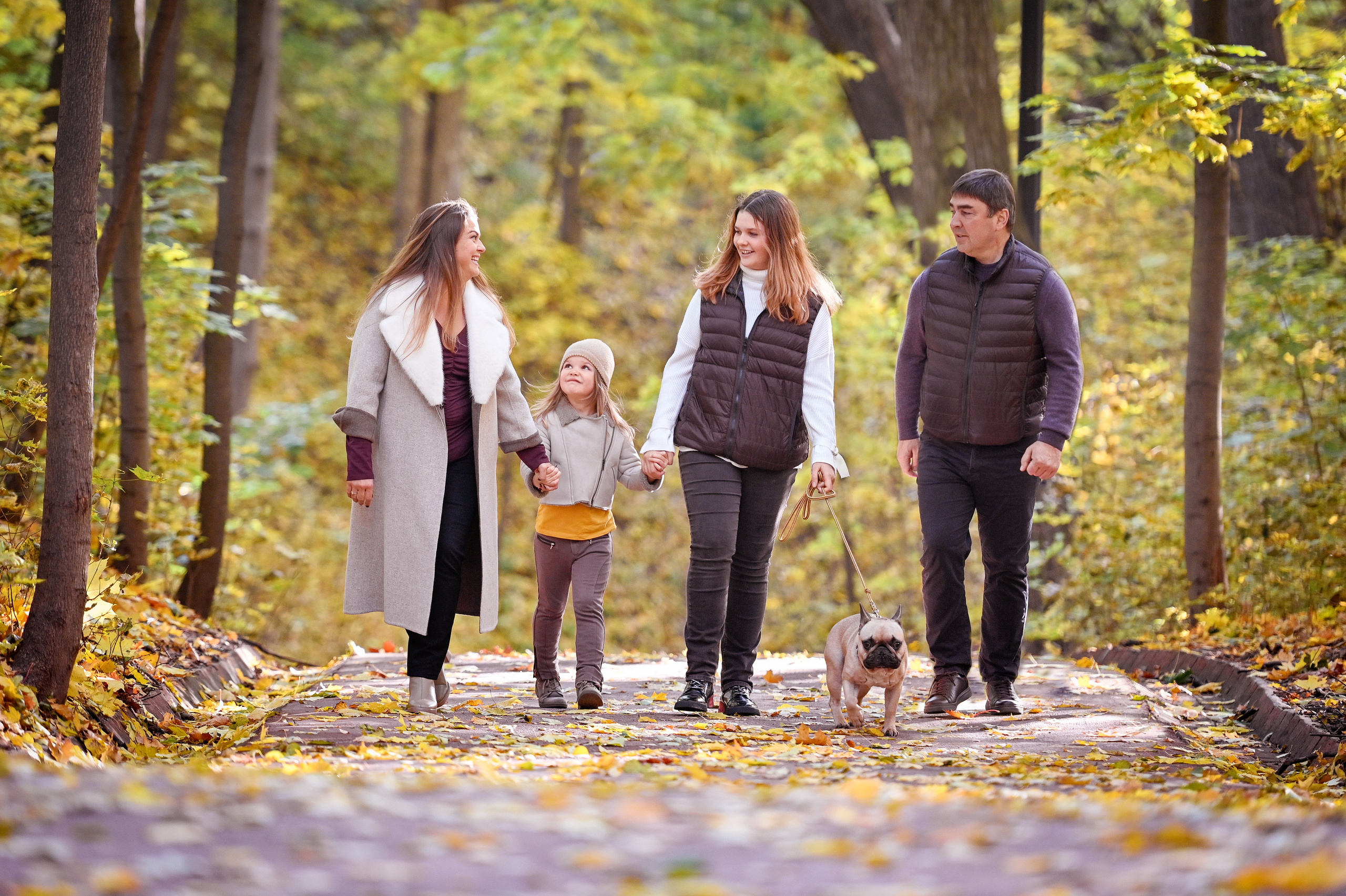 В парке осень фотопрогулка