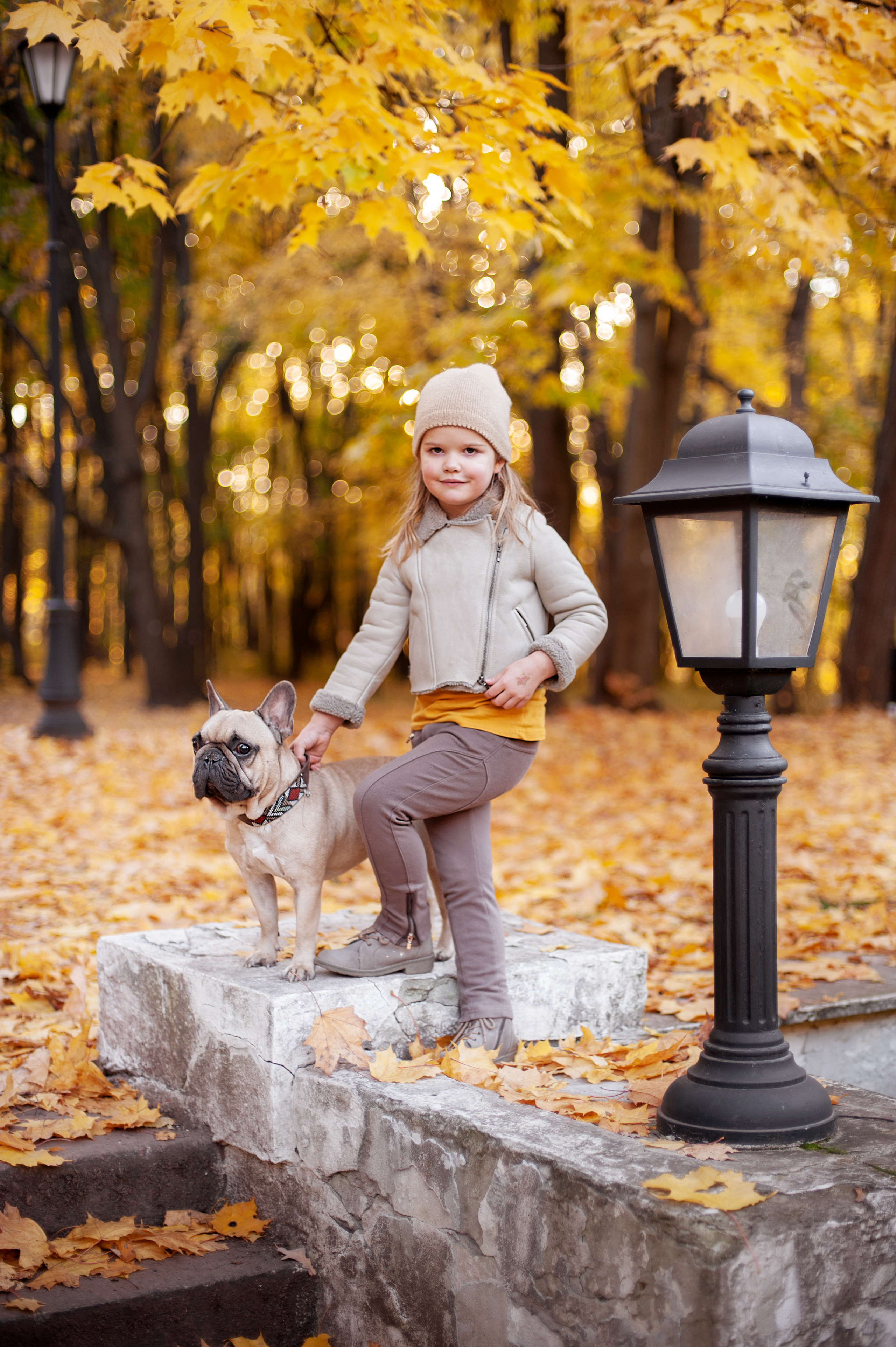 В парке осень фотопрогулка