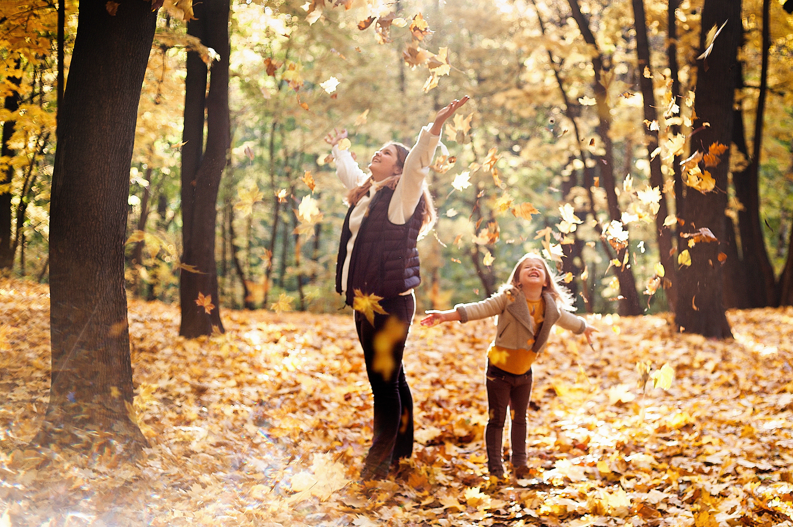 В парке осень фотопрогулка