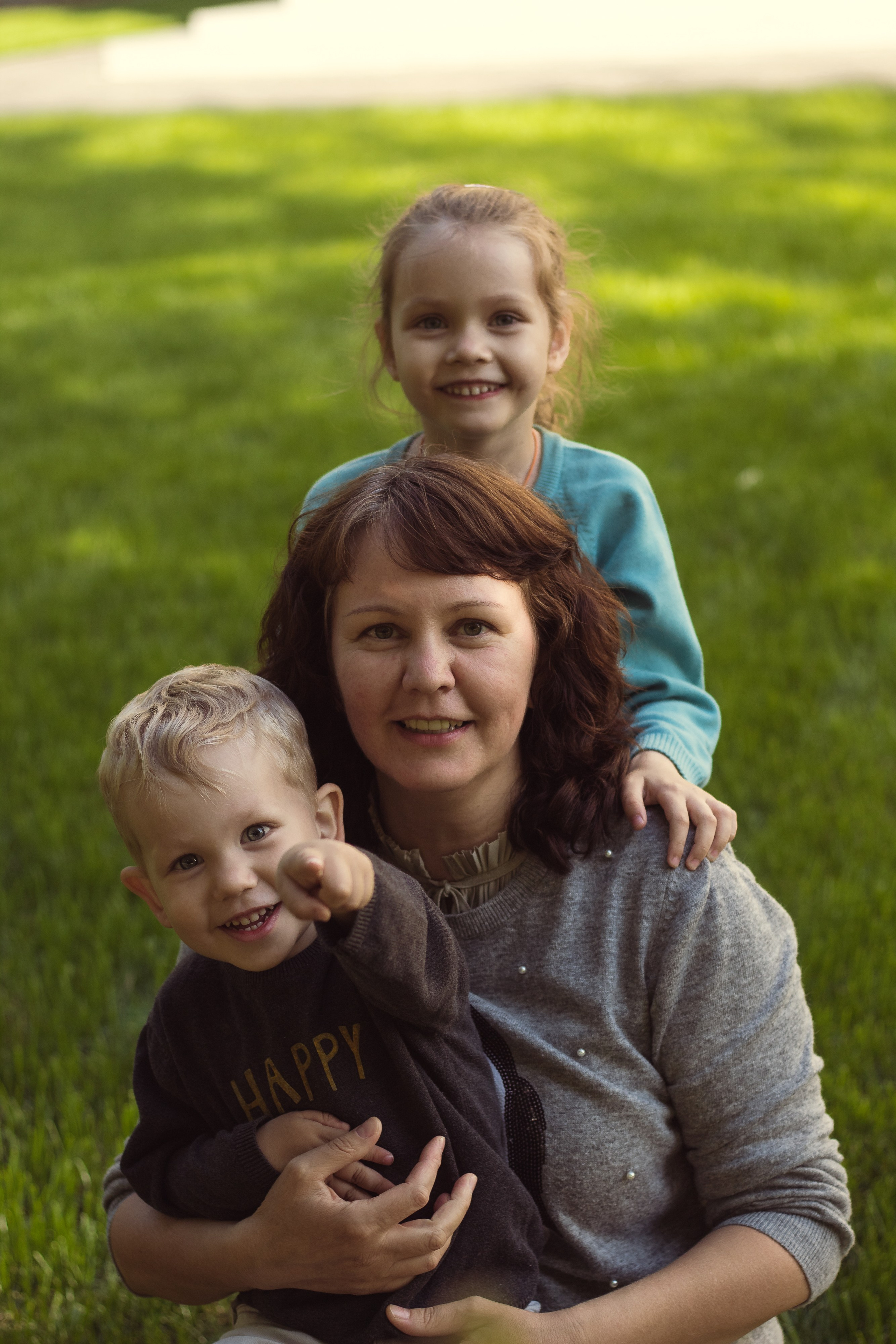 Анна, Настюша и Кирюша. Фотограф Дарина Фельдман