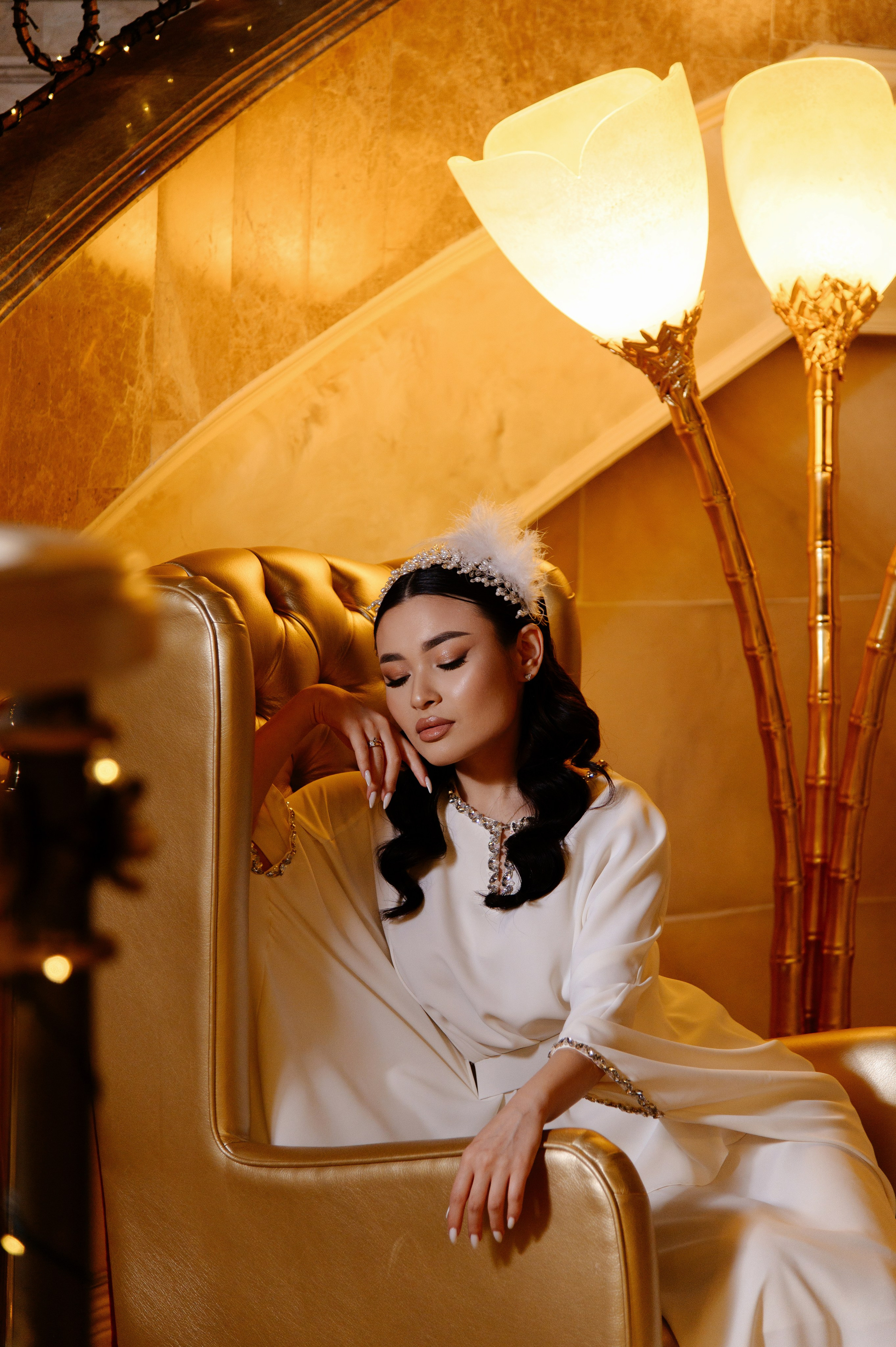 Камила — Сырга салу в Аристе (Караганда). Свадебный фотограф Караганда