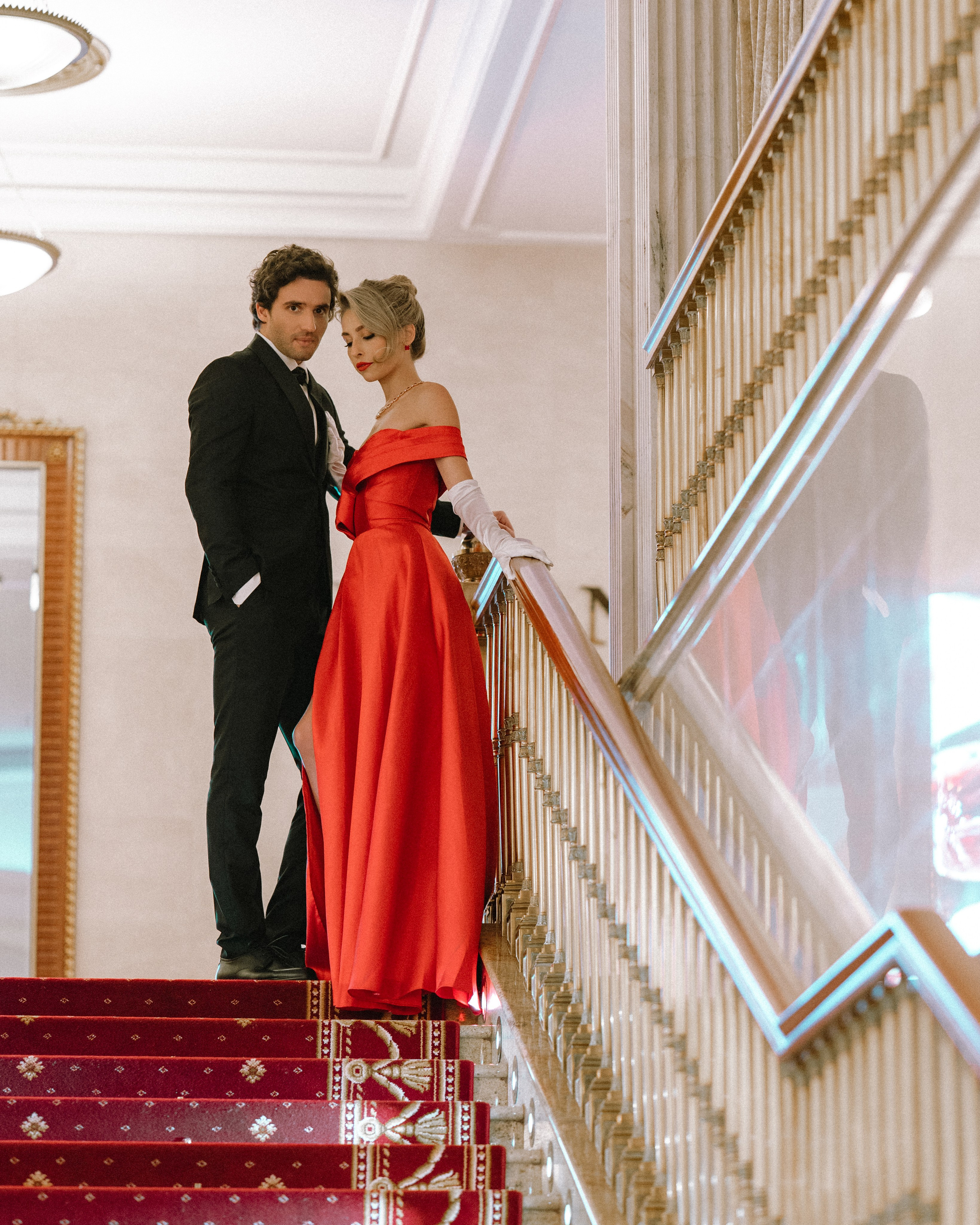 Актеры Сергей Нечипоренко и Полина Воробьева. Фотограф Сергей Белов | Москва