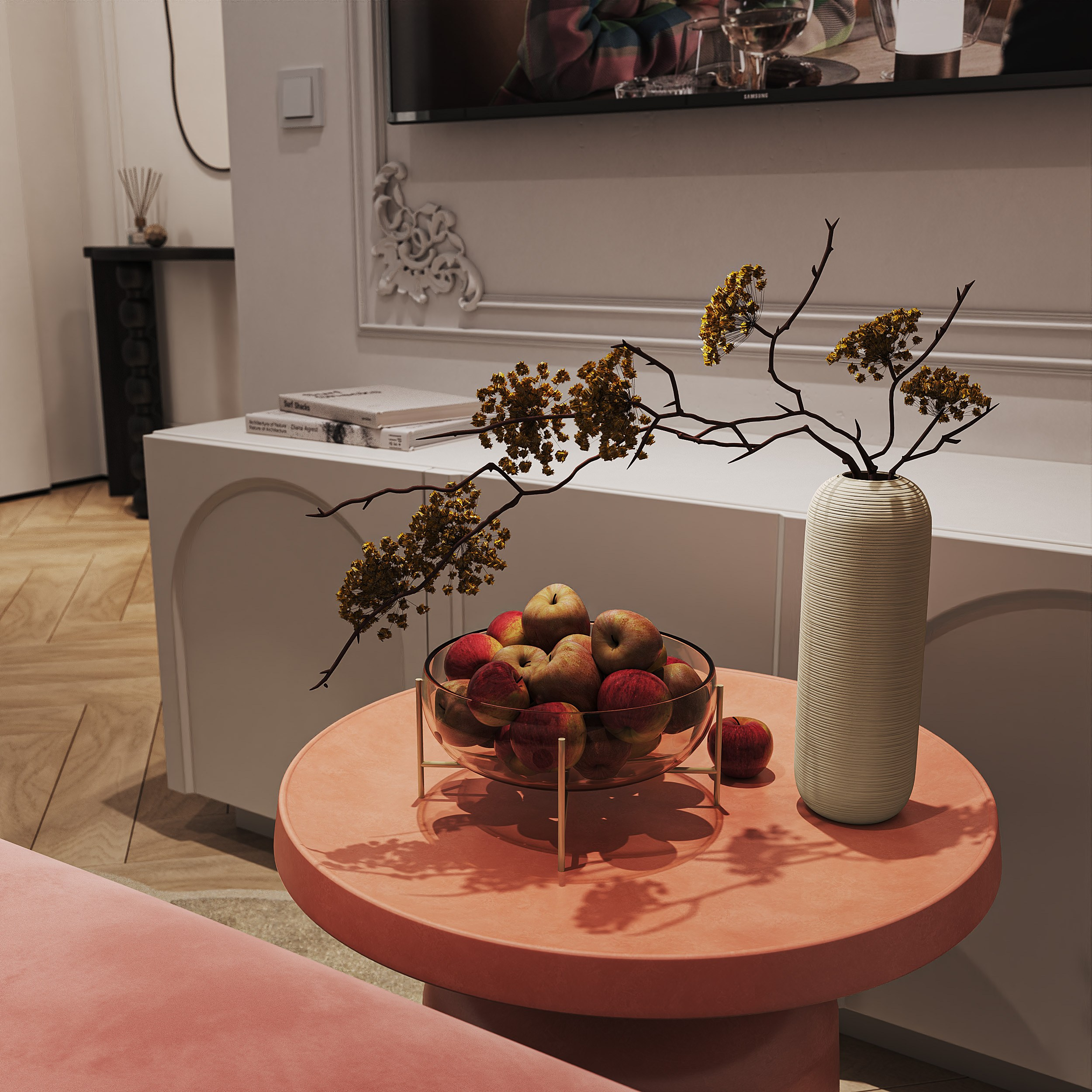 Яркая, сочная и уютная 1-комнатная квартира 🧡