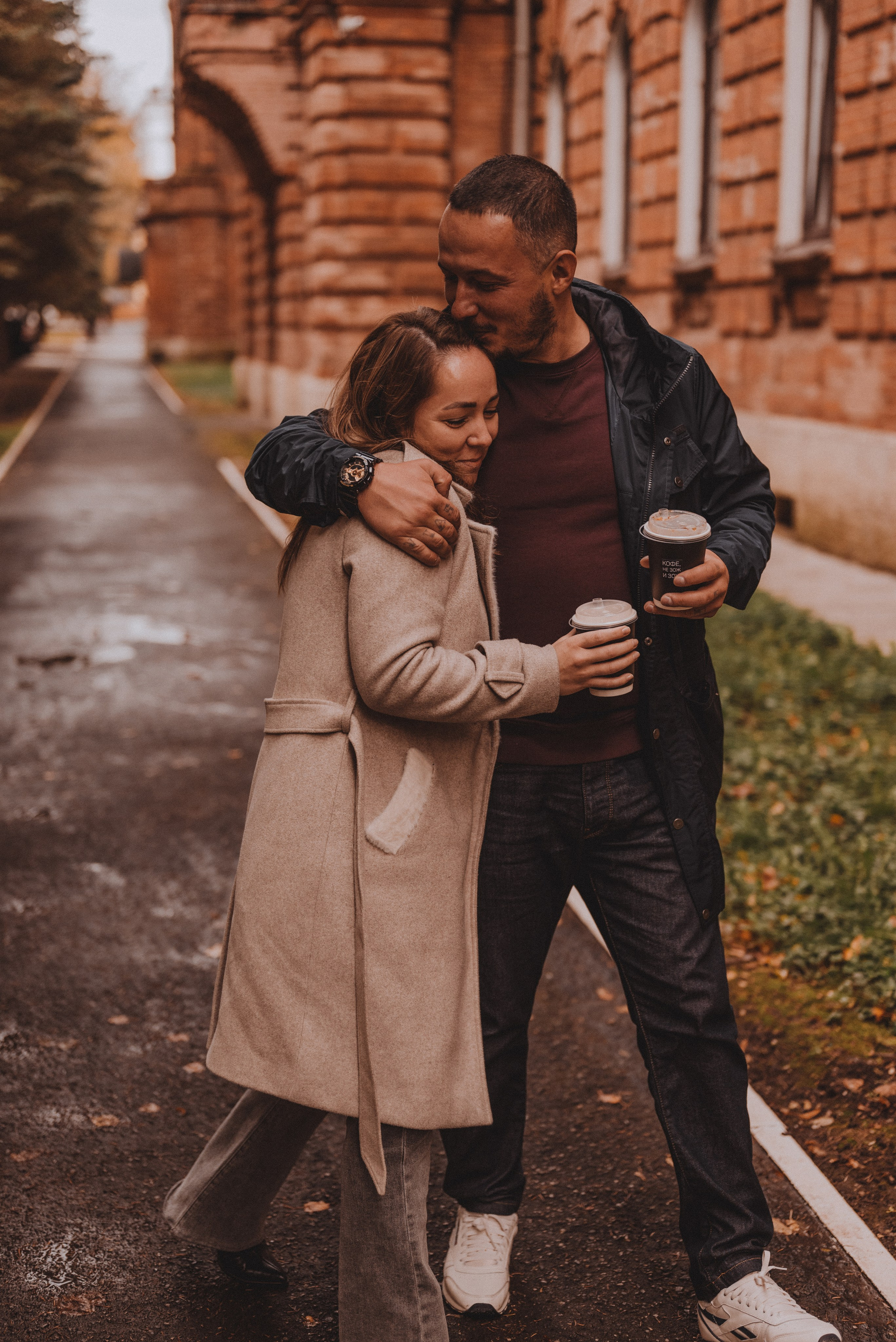 Под дождем. Павел и Виктория. Фотограф Кристина Пархоменко