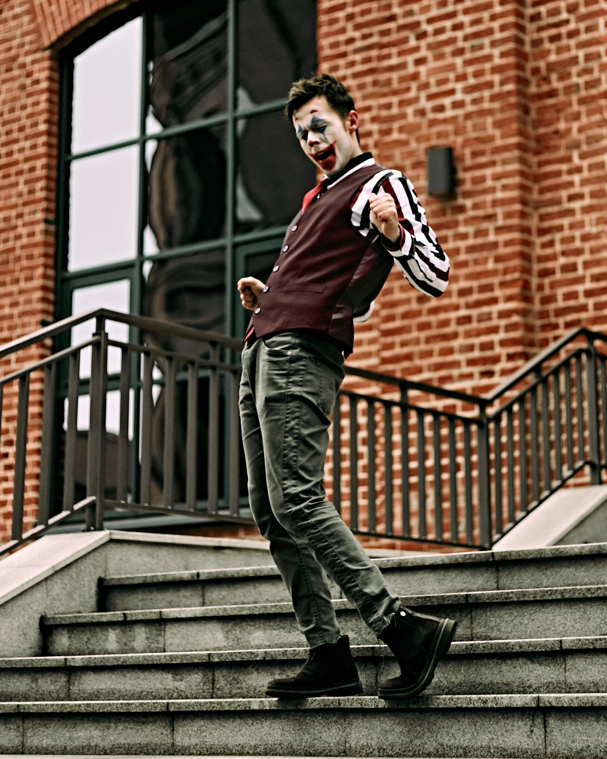 Никита Тюльков в образе Джокера. Визажист в Москве Виктория Шевченко