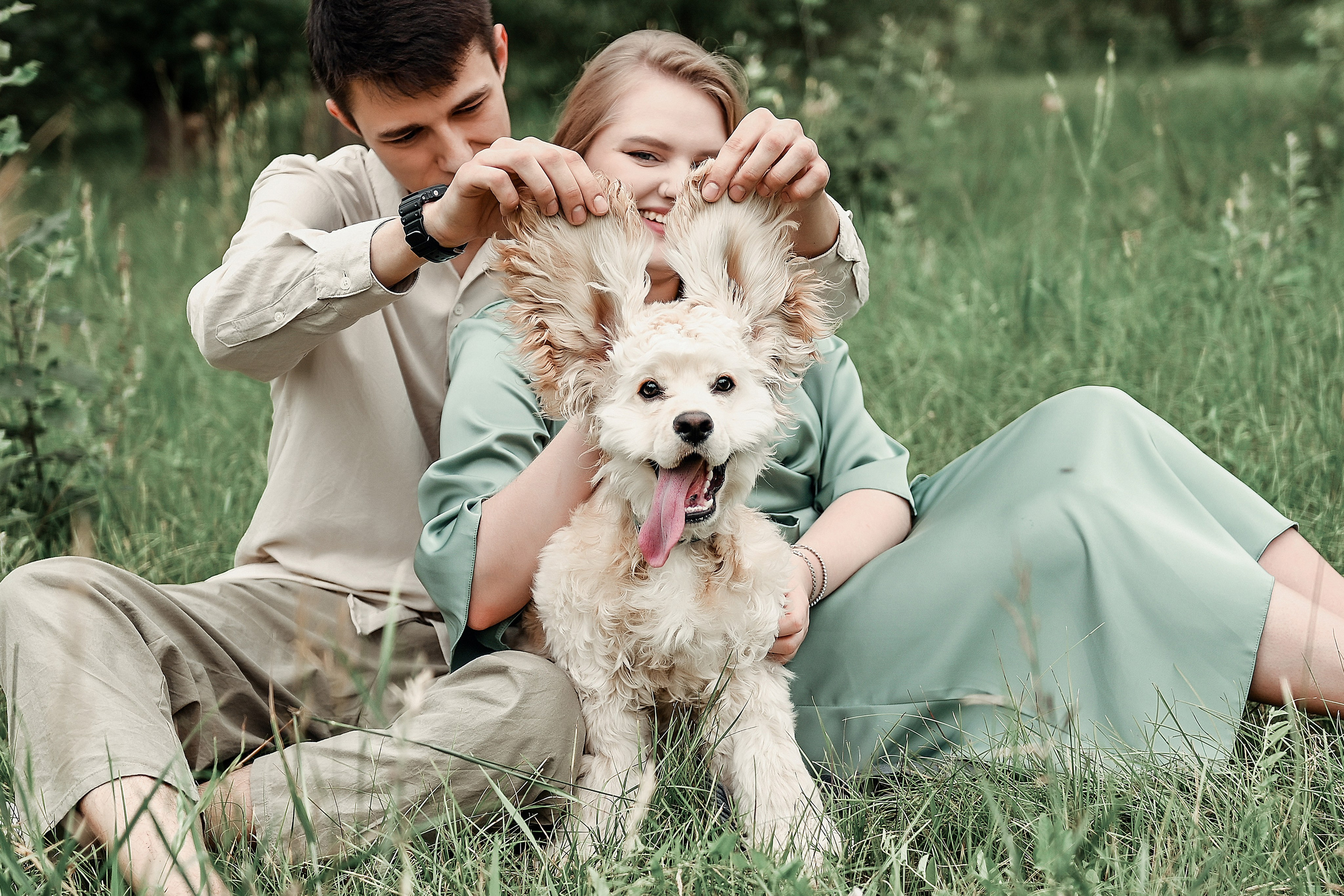Love story прогулка вместе с песиком))). Свадебный, семейный, детский, контент фотограф в Омске Максим Ильин