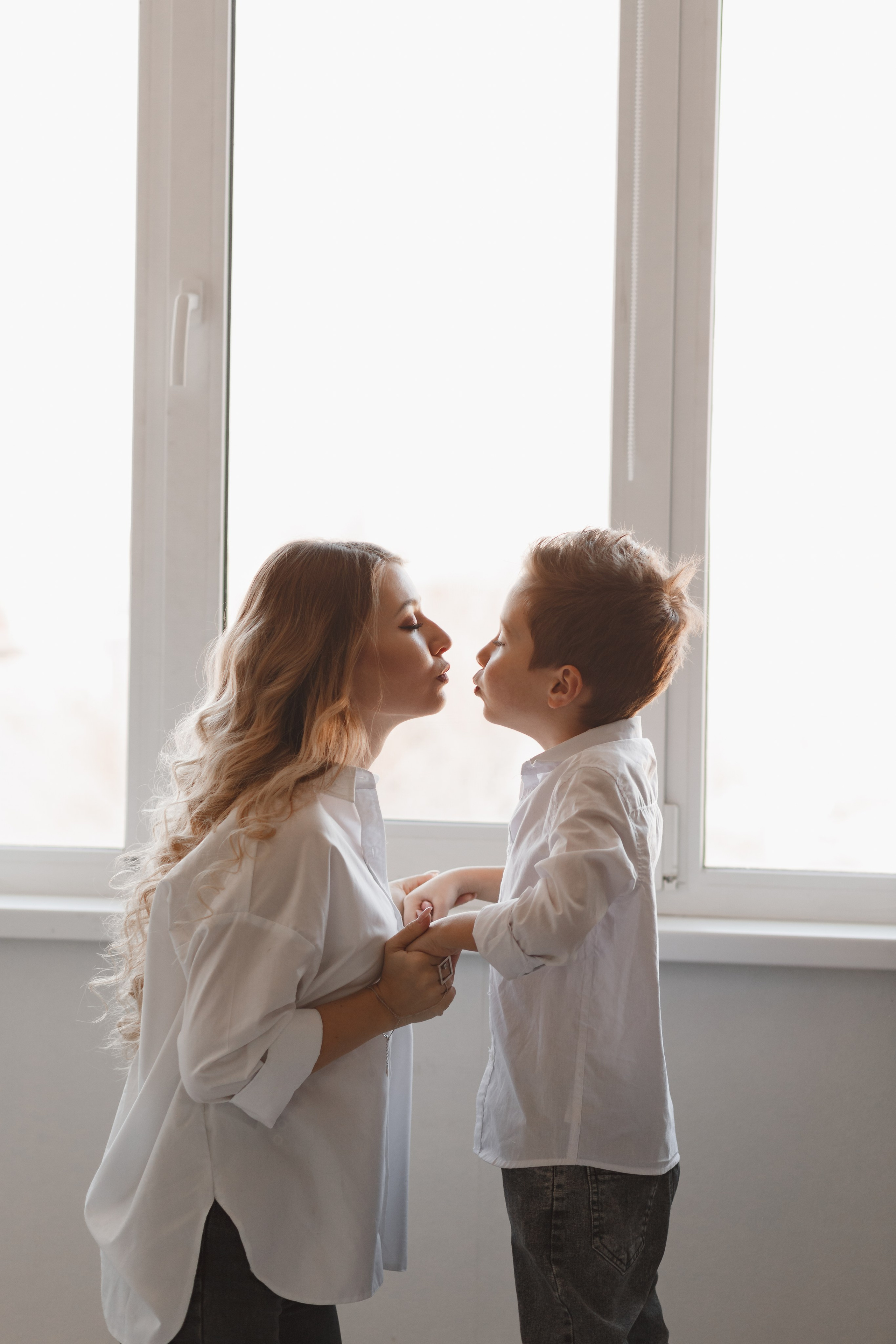 мама с сыном фотосессия