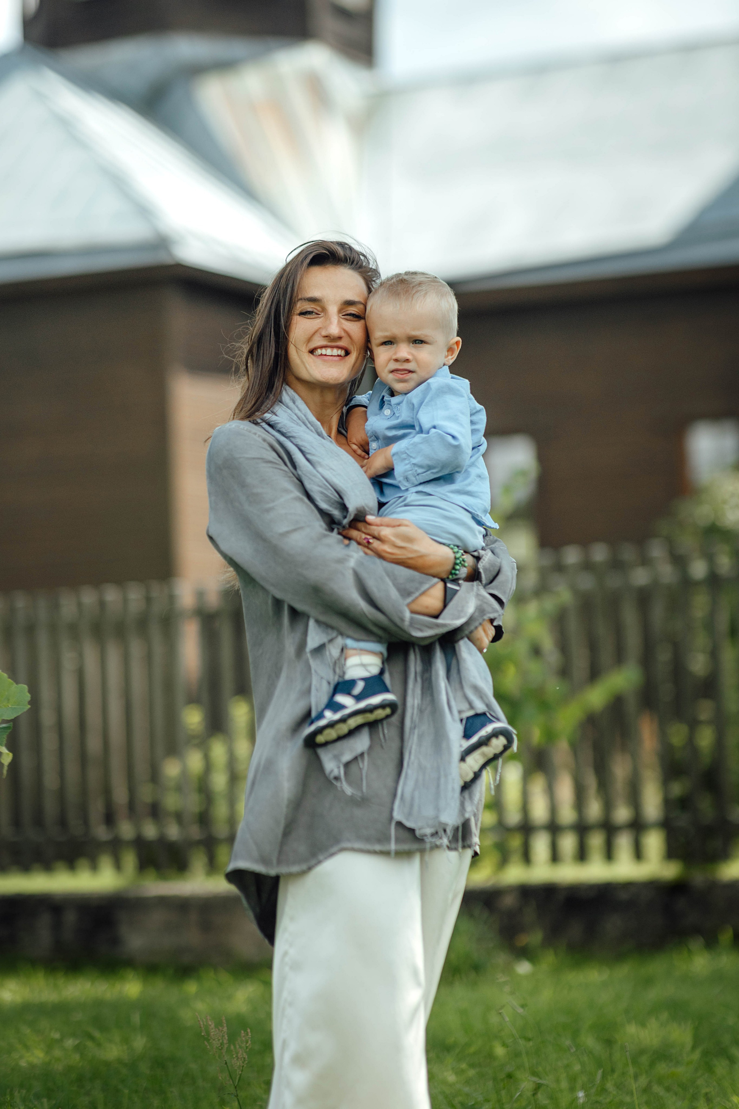 Крещение Тимофея, д. Киевец, храм Святой Троицы, август 2025