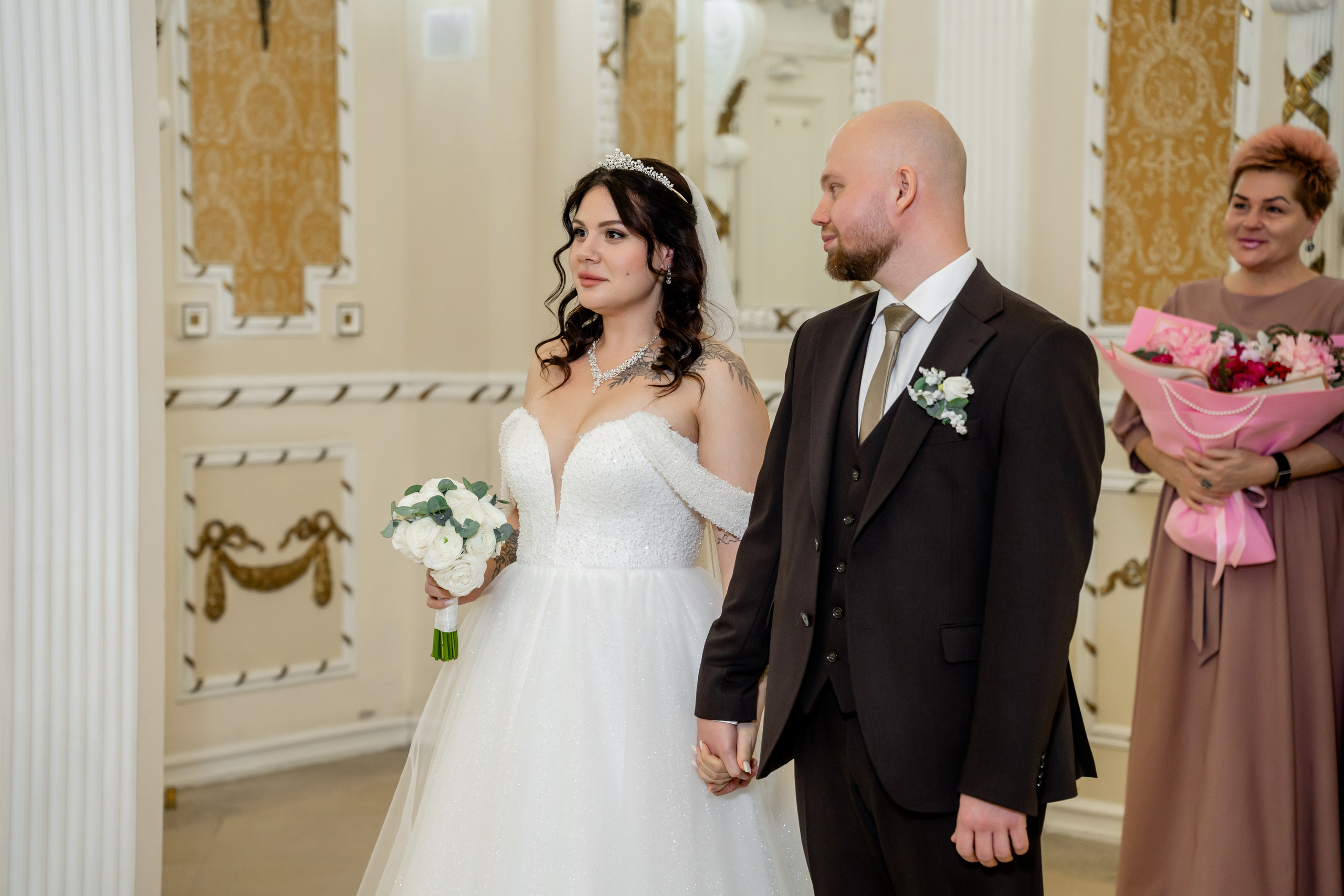 Дарина и Александр. Сборы невесты, загс, банкет. Фотограф и видеограф в Москве и Московской области Мария Вишня
