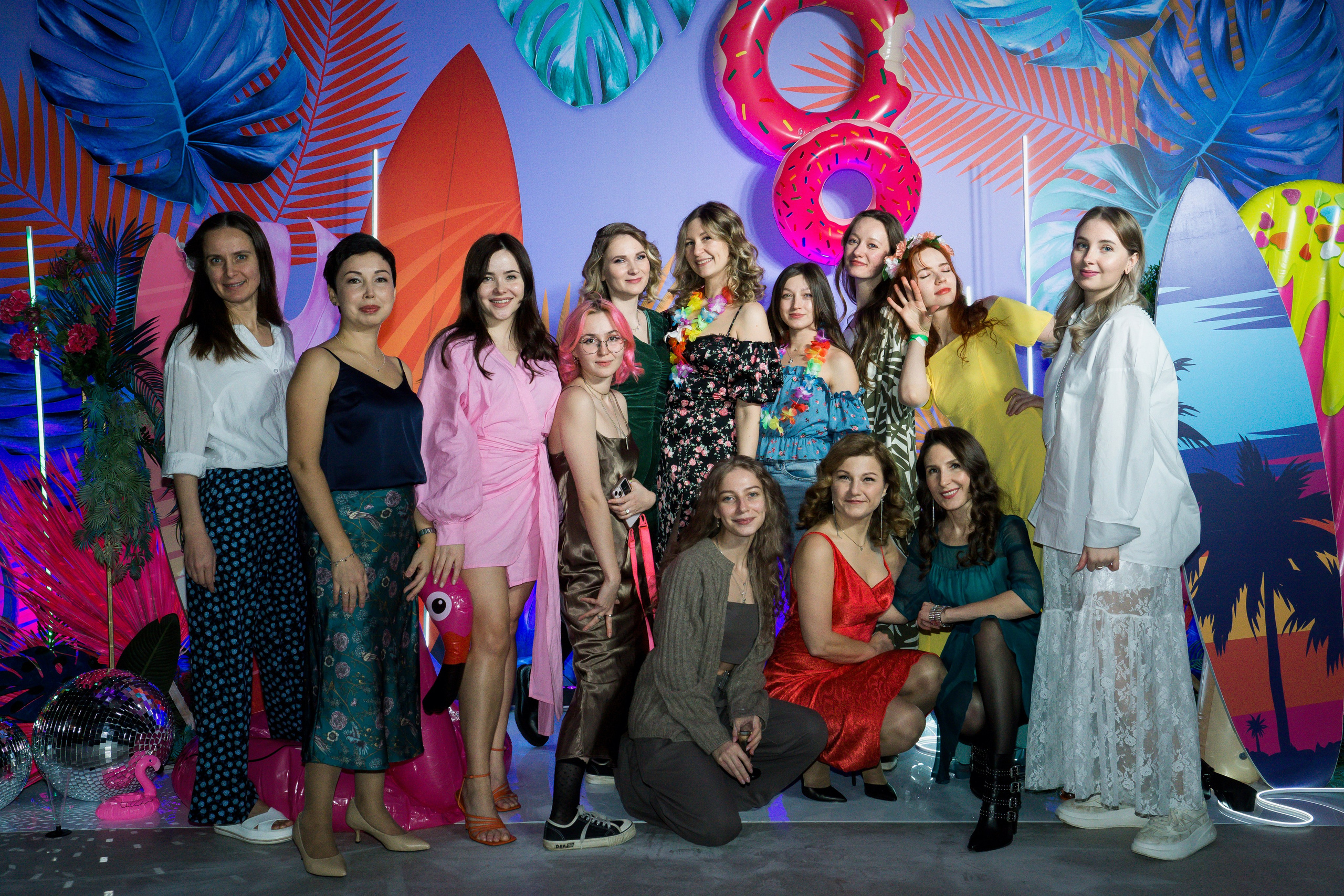 МТС корпоратив Гавайская вечеринка. Фотограф