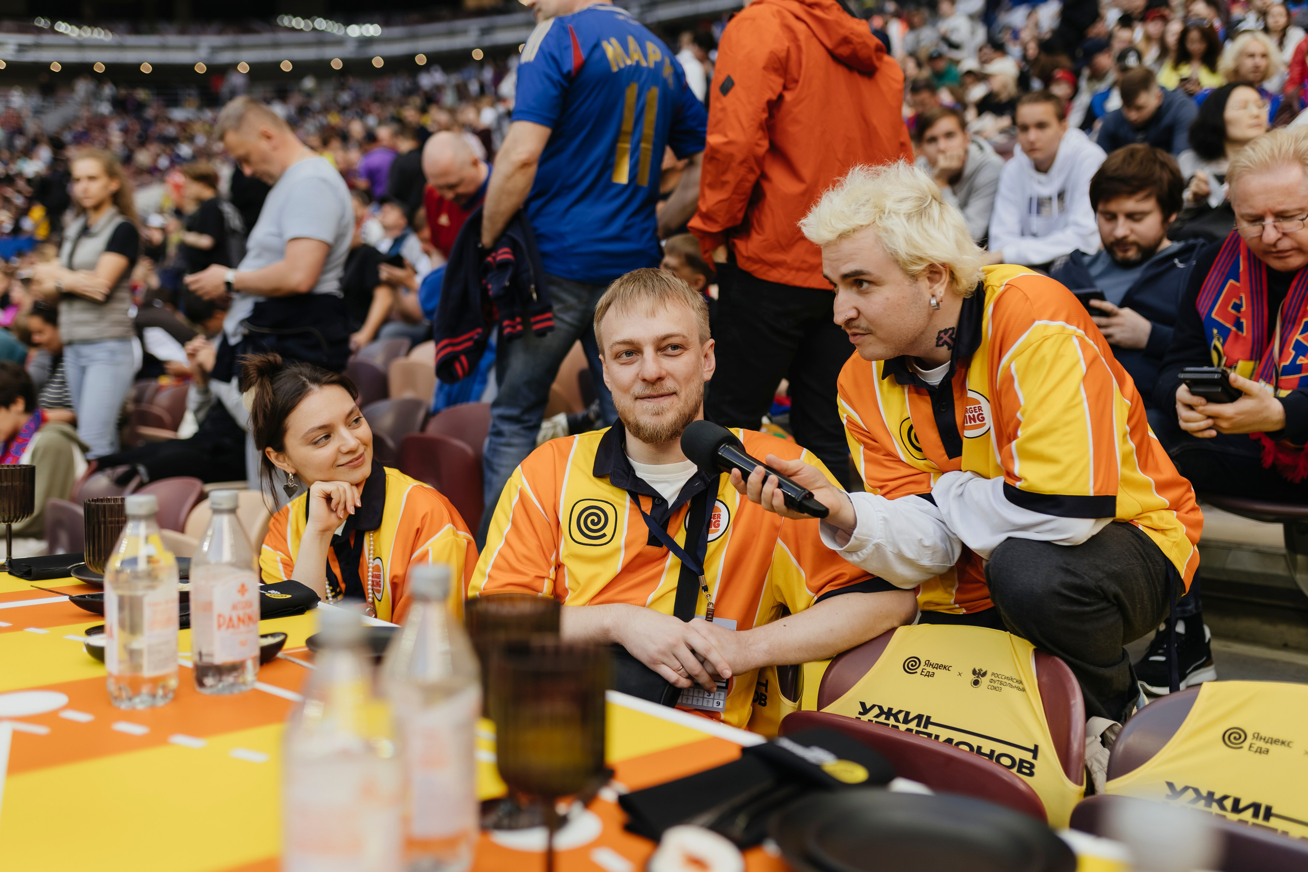 Яндекс Еда x Burger King На финале кубка России по футболу. Репортажный, event, концертный и backstage фотограф из Москвы Виталий Кривцов