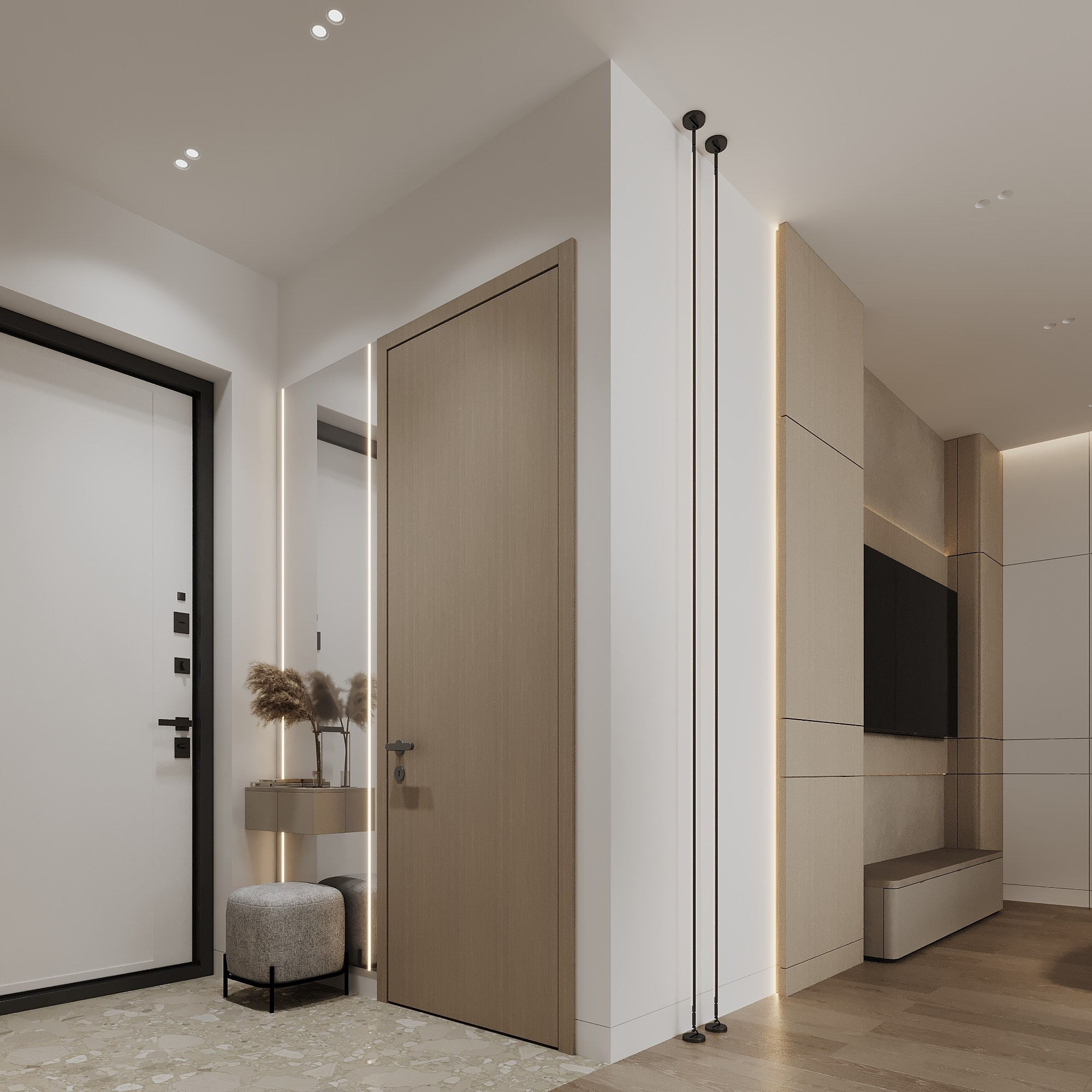 ЖК «Аль-Фараби 27», 73 м². Room Design Studio