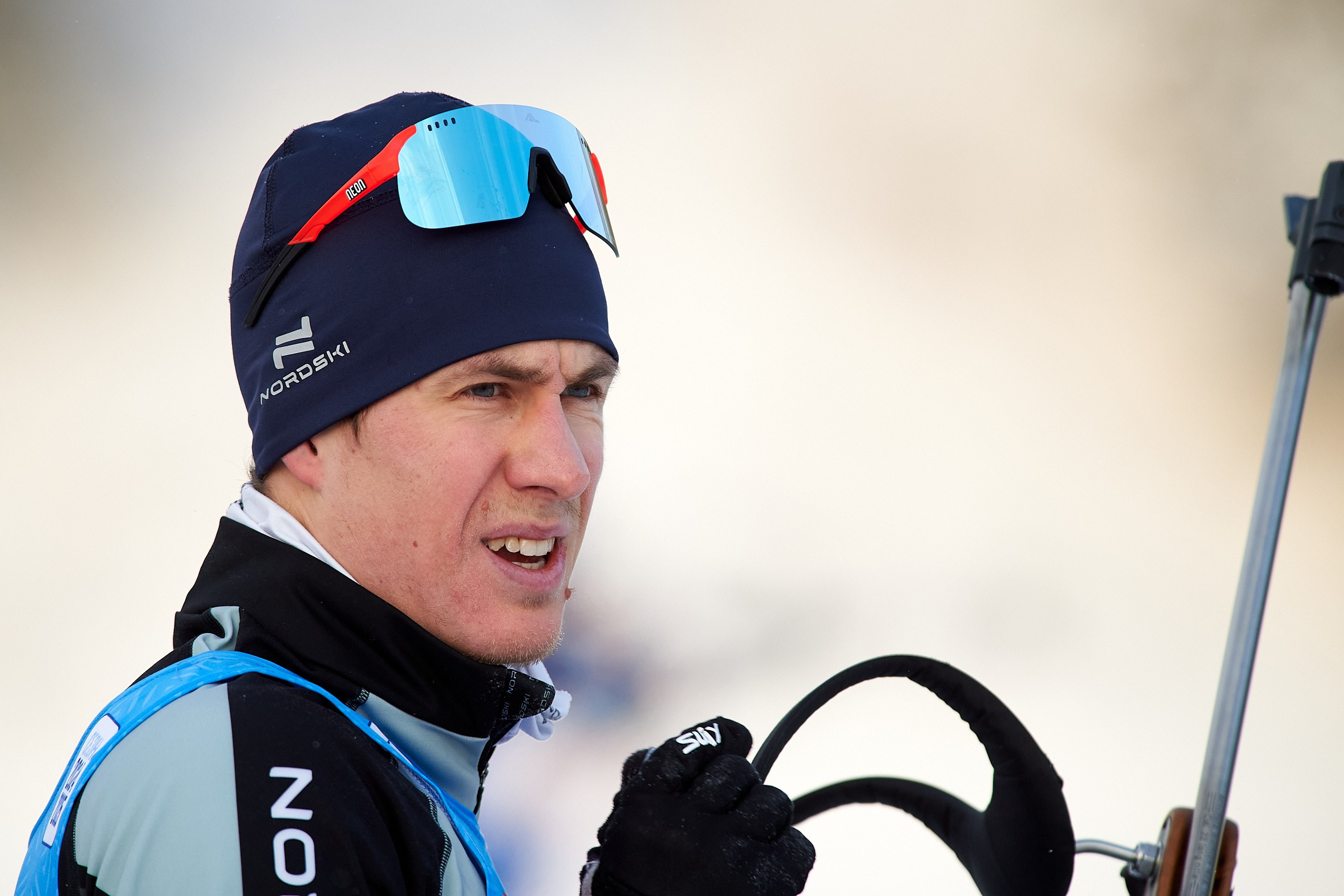 Биатлон. Чемпионат России — 2024/2025, 3-й этап, Ижевск. Спринт. Мужчины. Спортивный репортажный фотограф в Ижевске Сергей Мерзляков