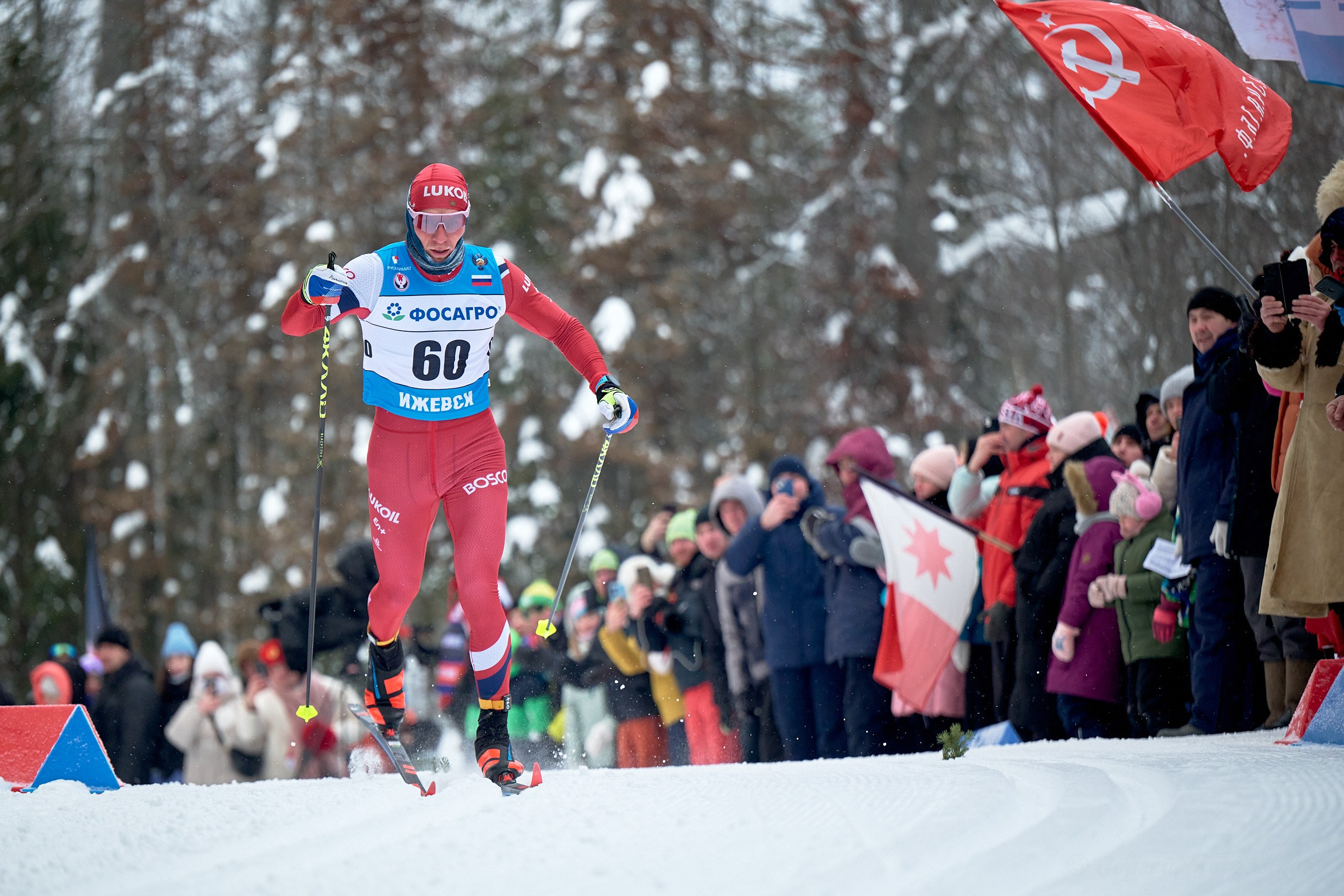 VI этап ФосАгро Кубка России по лыжным гонкам. Ижевск 25.01.2025 и 26.01.2025. Спортивный репортажный фотограф в Ижевске Сергей Мерзляков