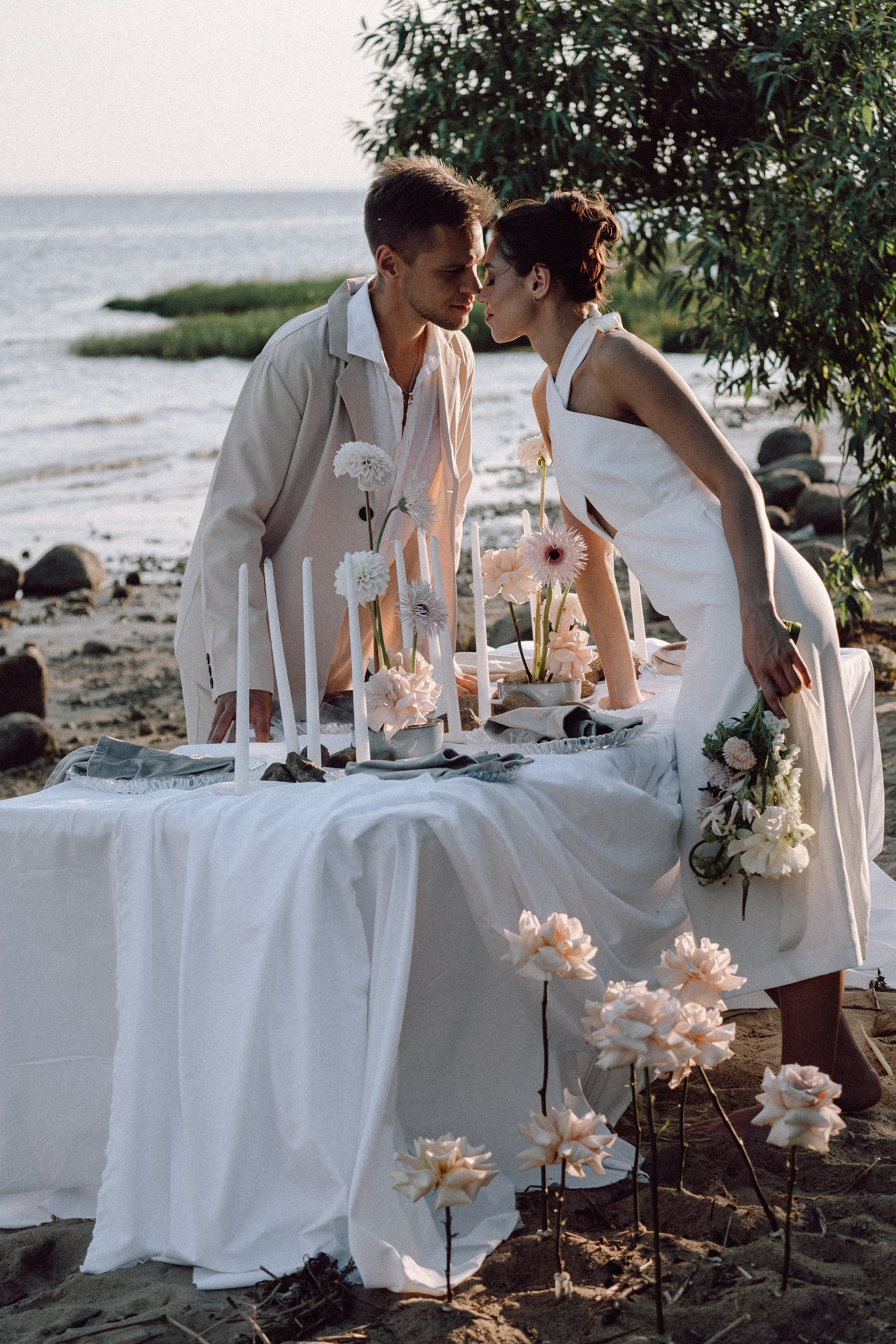 СВАДЕБНАЯ ФОТОСЕССИЯ ВЫЕЗДНОЙ ЦЕРЕМОНИИ (ФИНСКИЙ ЗАЛИВ). Профессиональный фотограф, Санкт-Петербург — Виктория Богомолова