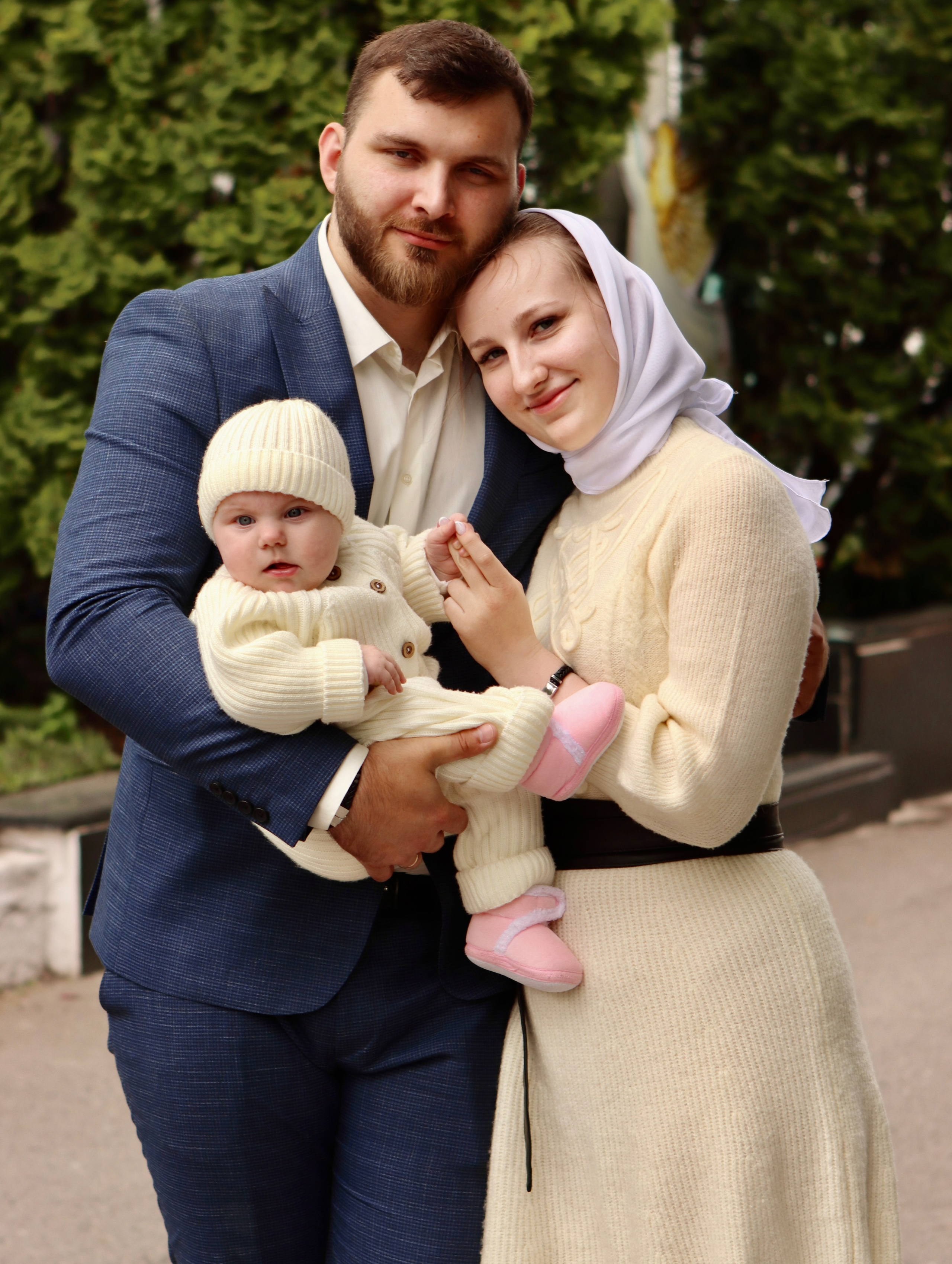 Анастасия и Вадим — крещение Виктории. Фотограф в Курске Смирнов Евгений