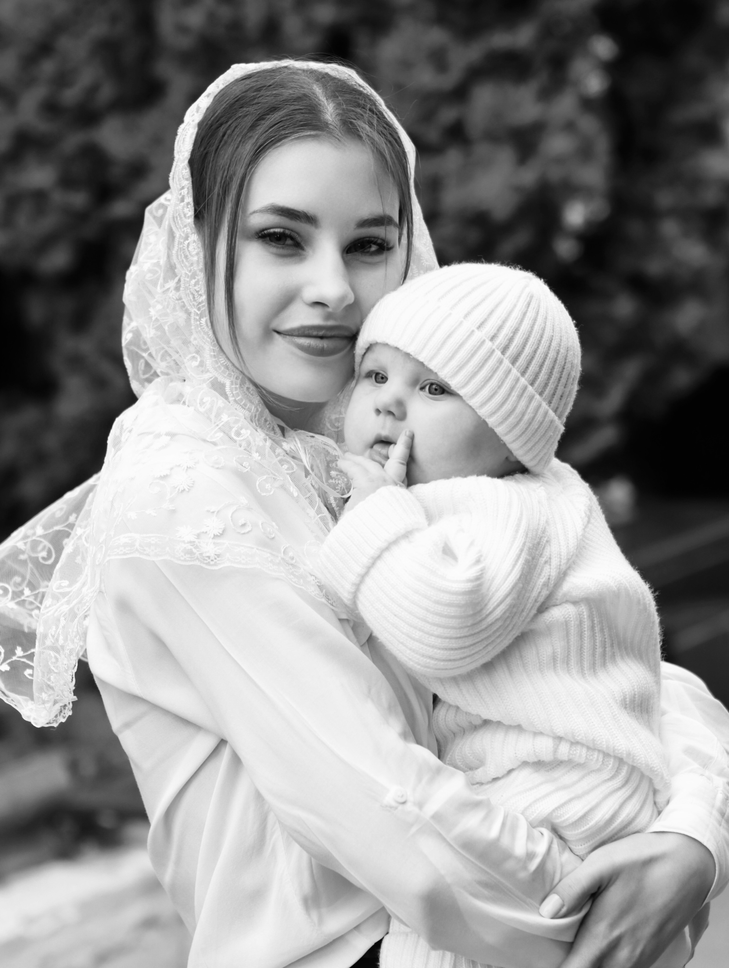 Анастасия и Вадим — крещение Виктории. Фотограф в Курске Смирнов Евгений