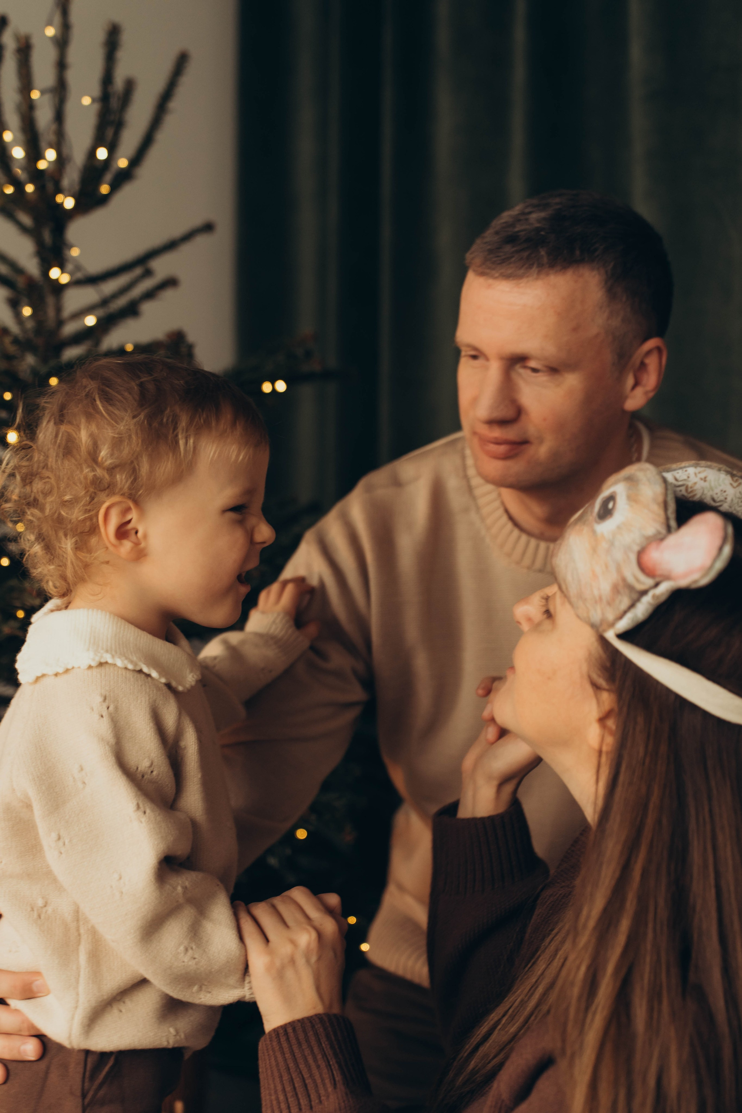 Екатерина, Николай и малышка Аня