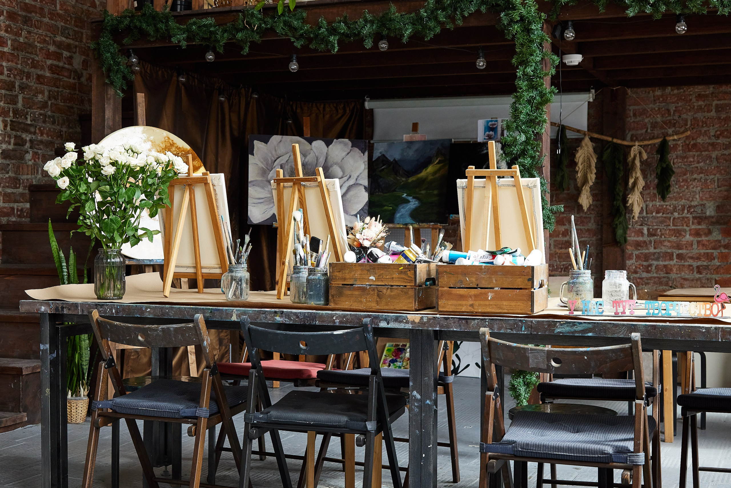 Творческая студия для взрослых Loft room. Фотограф Анастасия Леонтьева Санкт-Петербург