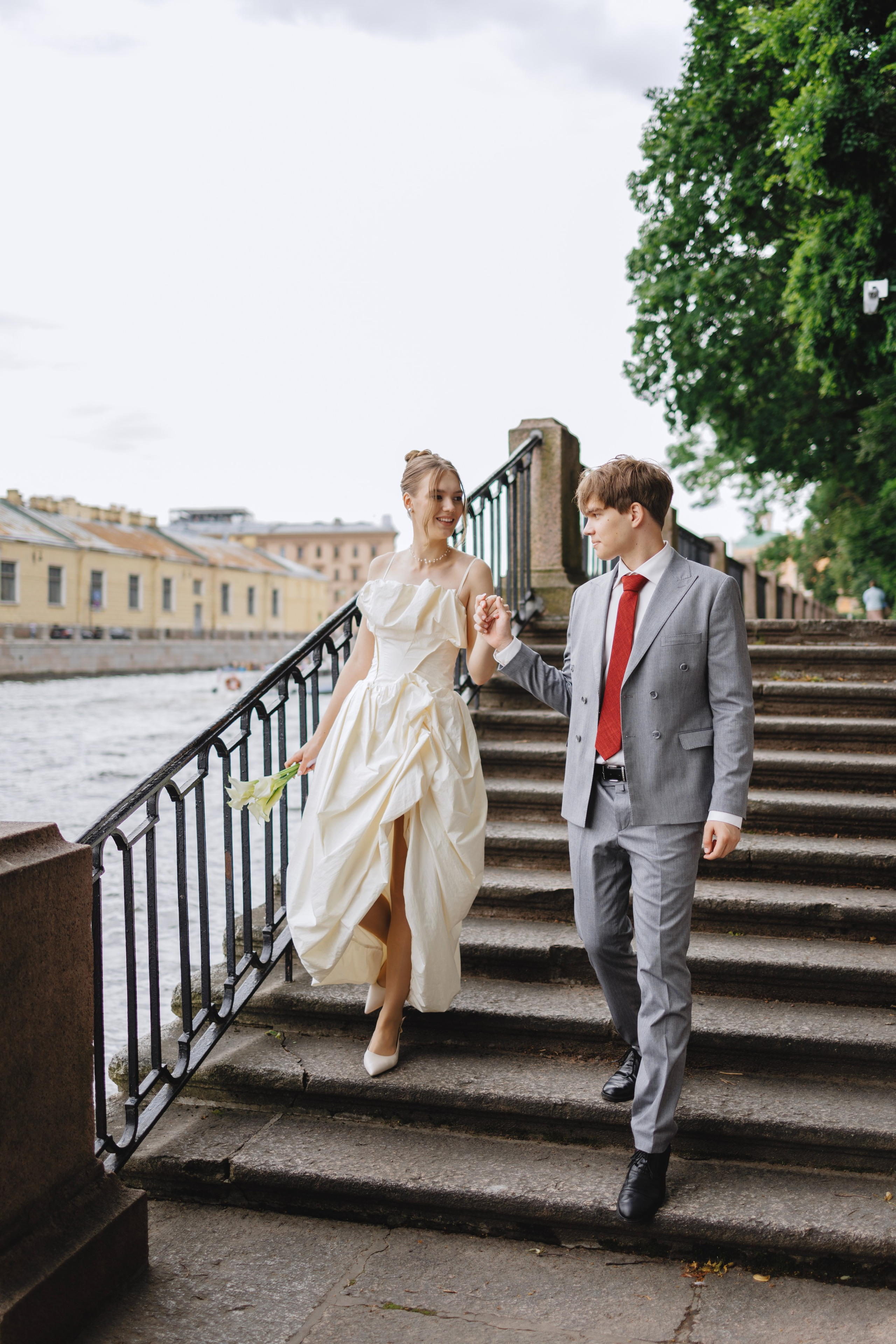 Артем Варвара, Летний сад. Боженова Елена фотограф Санкт-Петербург