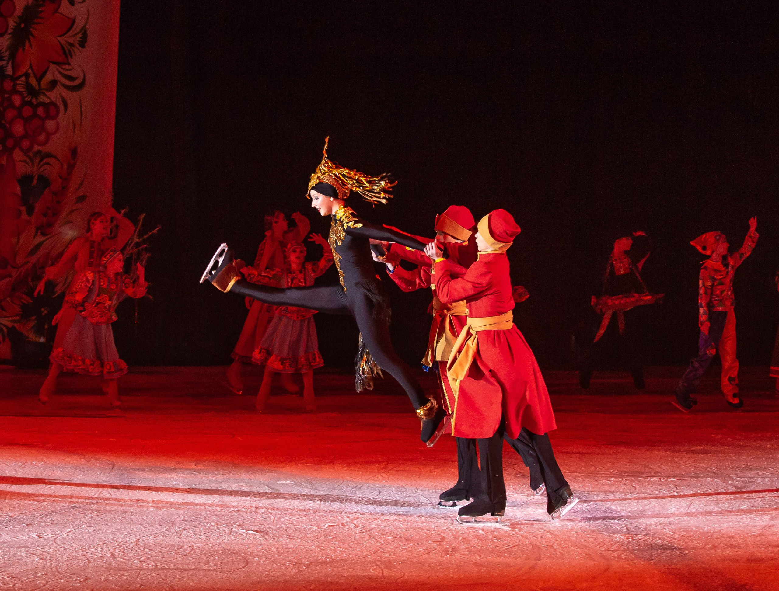 Сказочное новогоднее ледовое шоу «Конек-Горбунок» АЛЕКО. Репортажный фотограф в Москве