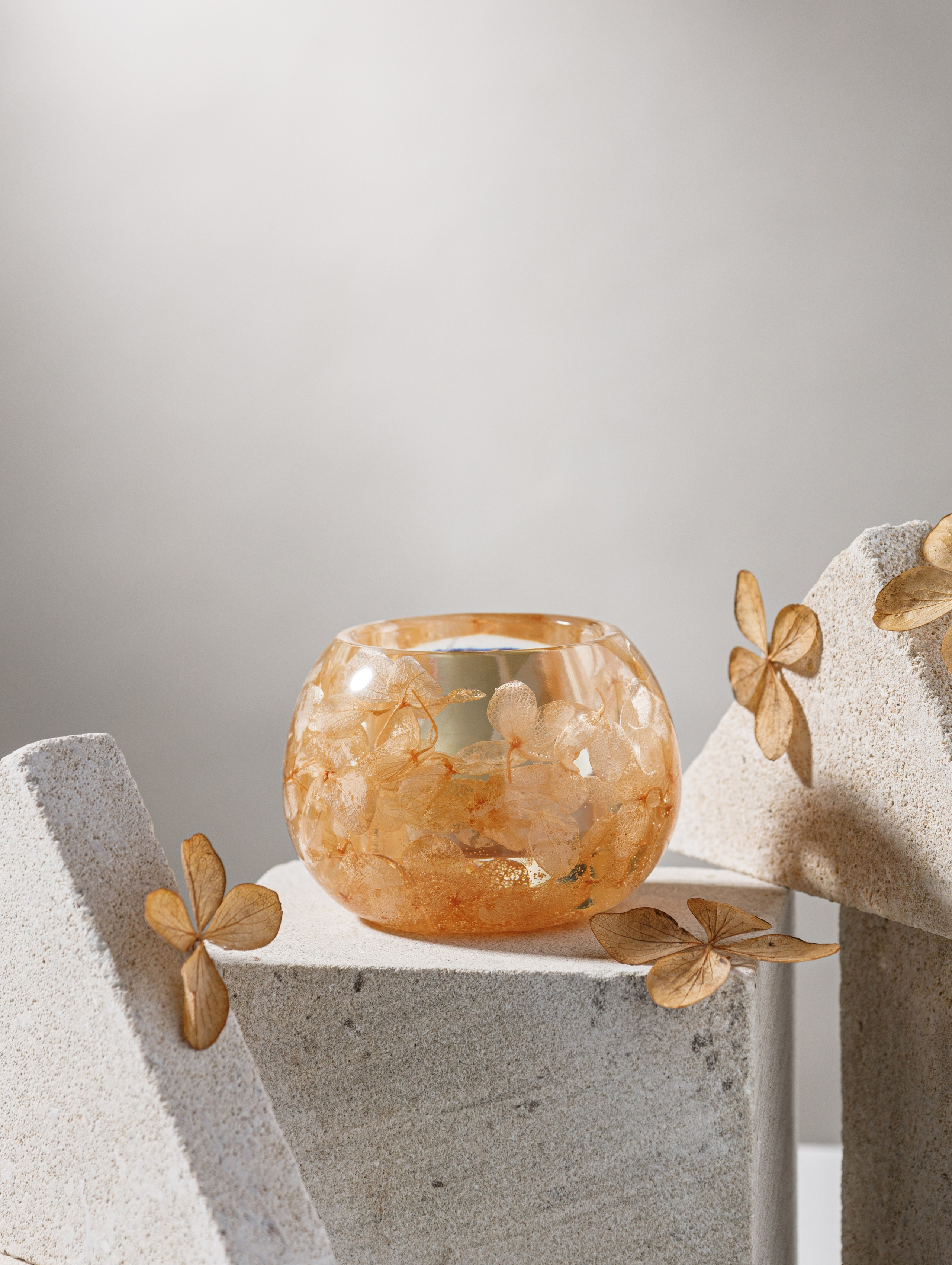 Подсвечники из эпоксидной смолы. Студия коммерческой съемки ХВОЯ