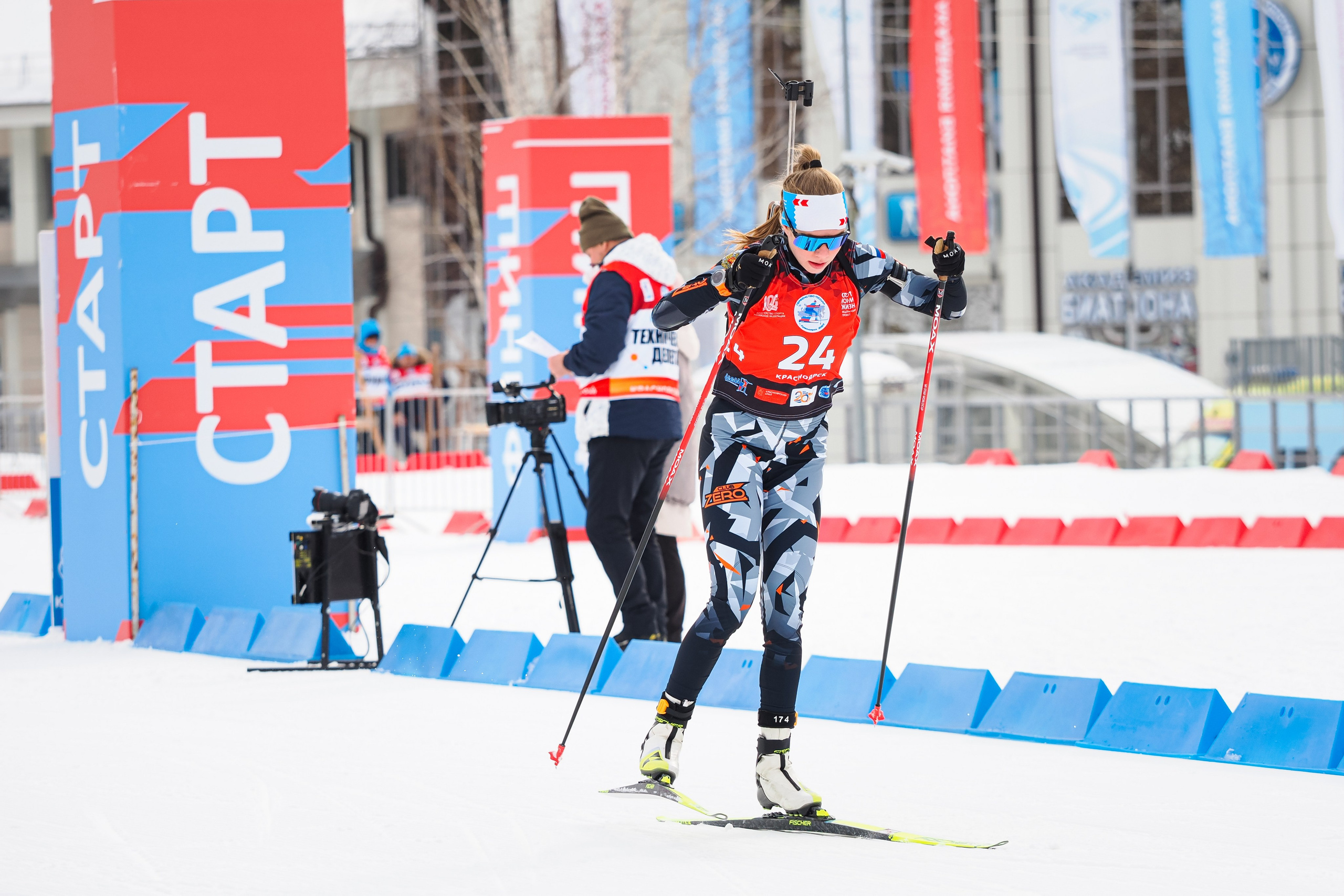 Биатлон / Первенство России. Репортажный фотограф Алексей Козьмин