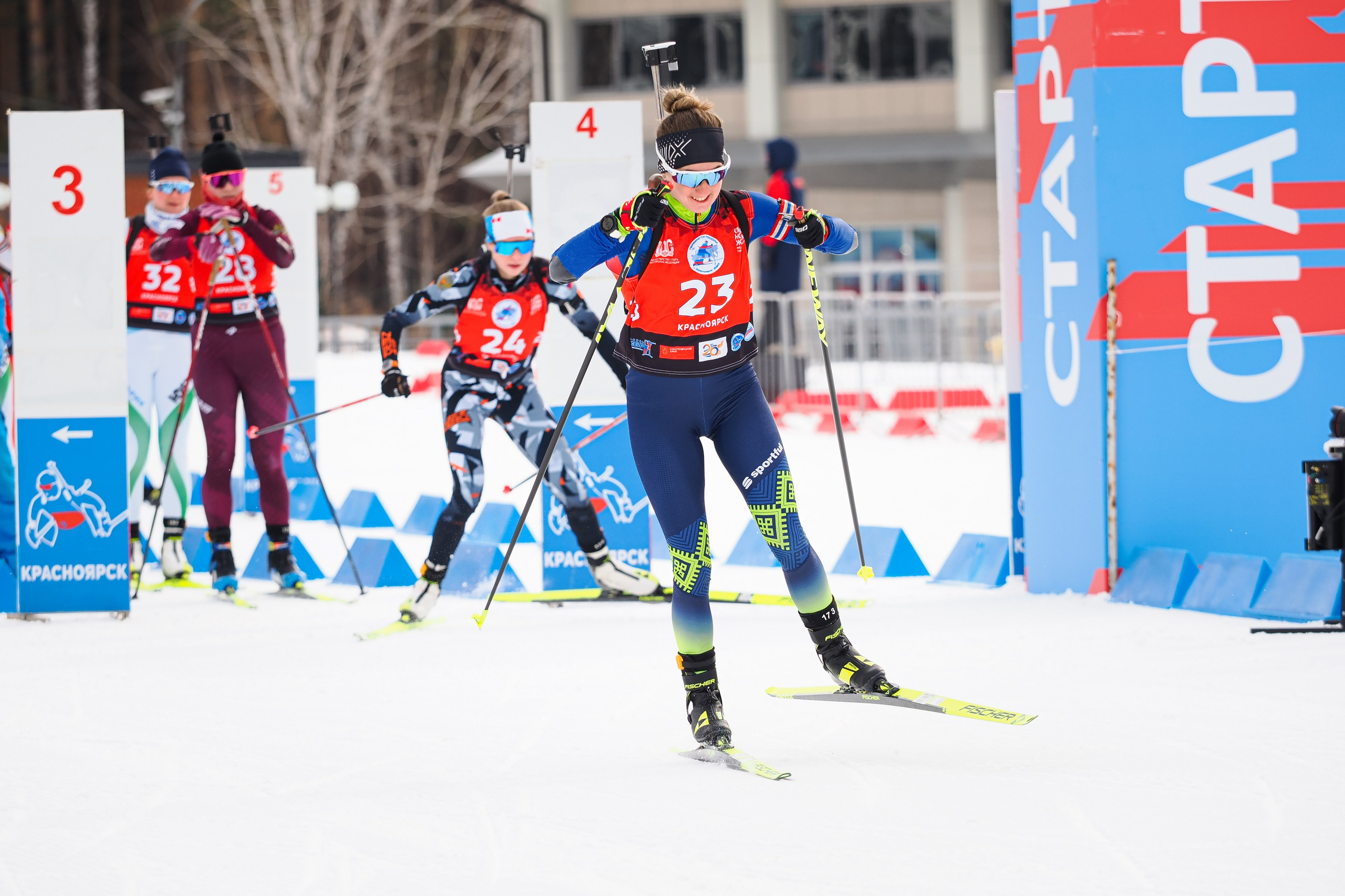 Биатлон / Первенство России. Репортажный фотограф Алексей Козьмин