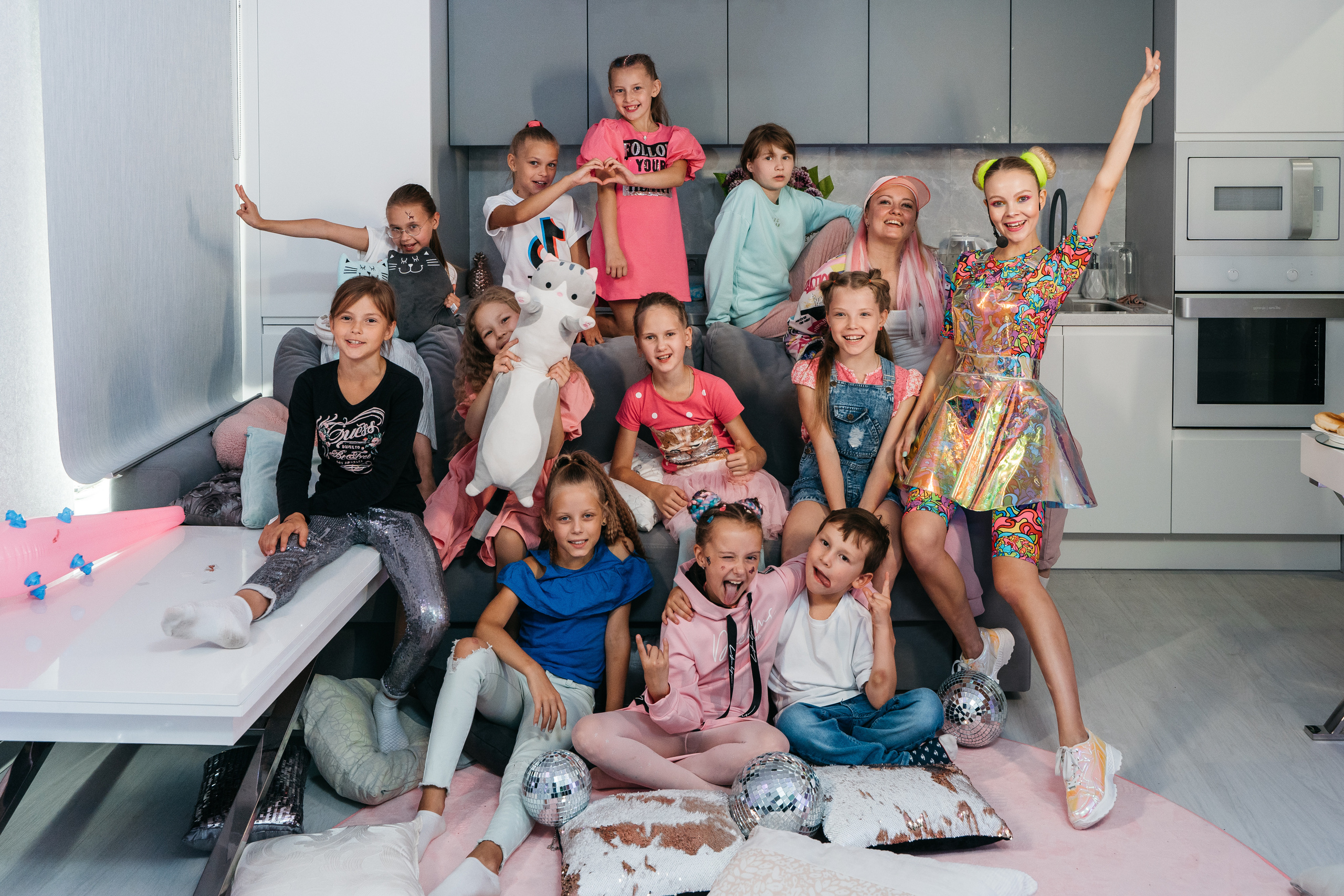 Милана, день рождения в стиле Tik Tok. Фотограф Татьяна Мамонтова