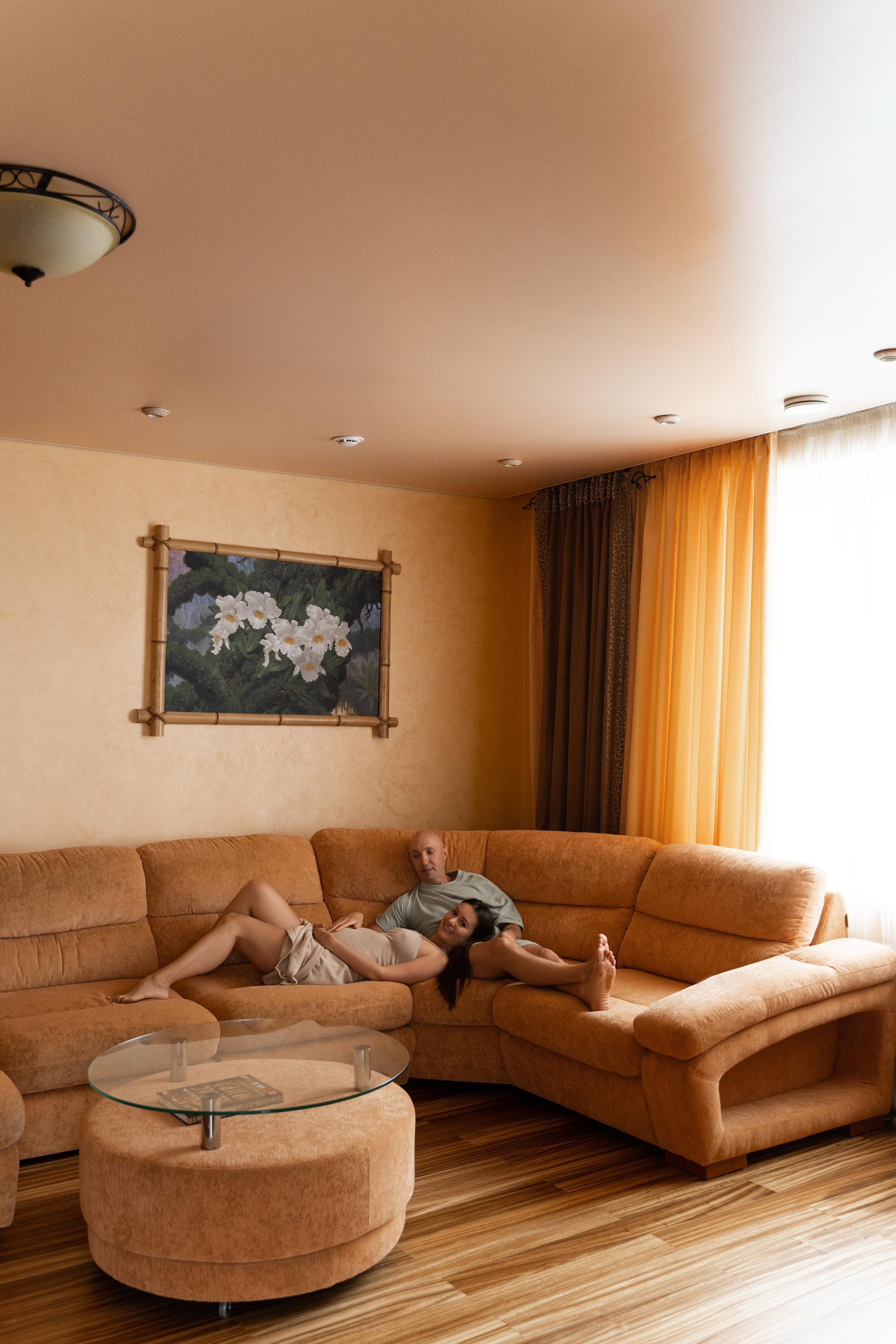 Наташа и Максим, домашняя фотосессия. Фотограф Татьяна Мамонтова