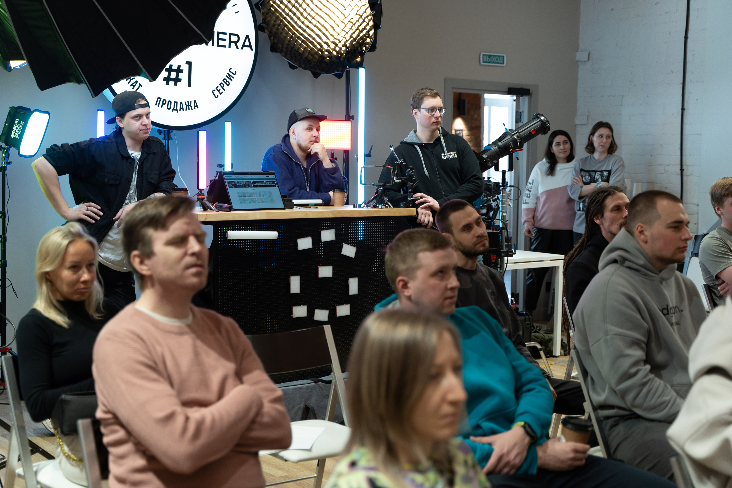 Творческая встреча видеографов, цель — поделиться опытом. Фотограф Татьяна Мамонтова