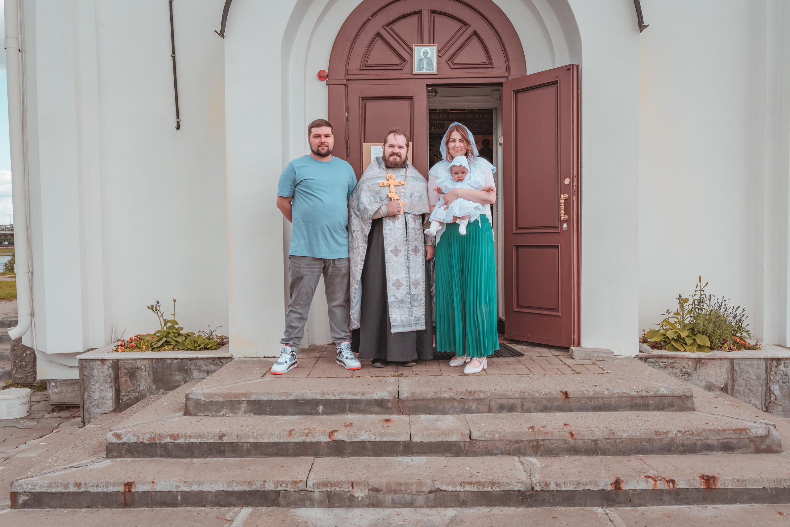 Крещение Анастасии в храме Михаила Тверского. Фотограф Евгений Егоров