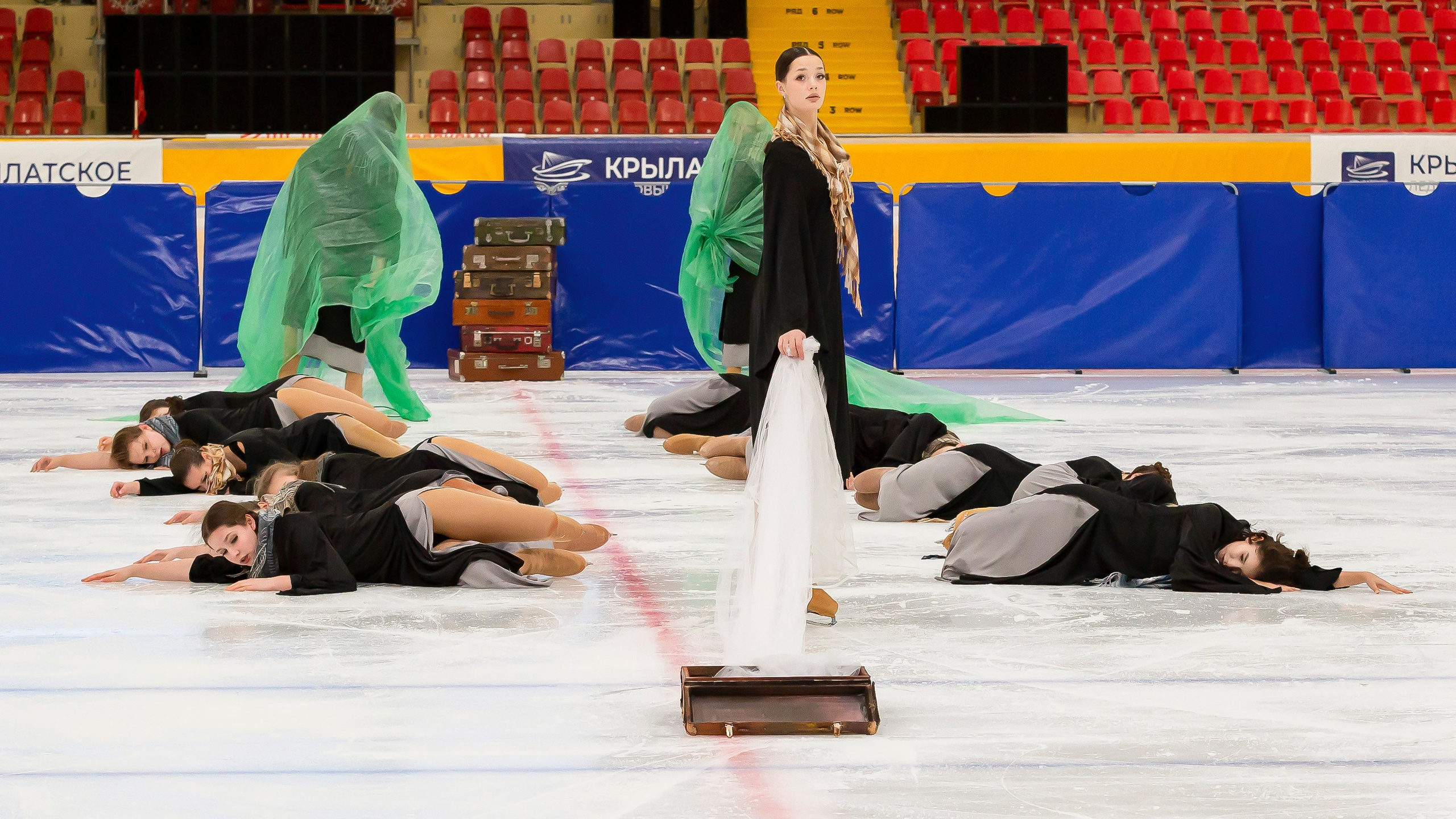 Открытый кубок Московского спорта среди спортивных балетов на льду. Детский театр на льду «АЛЕКО». Репортажный фотограф в Москве
