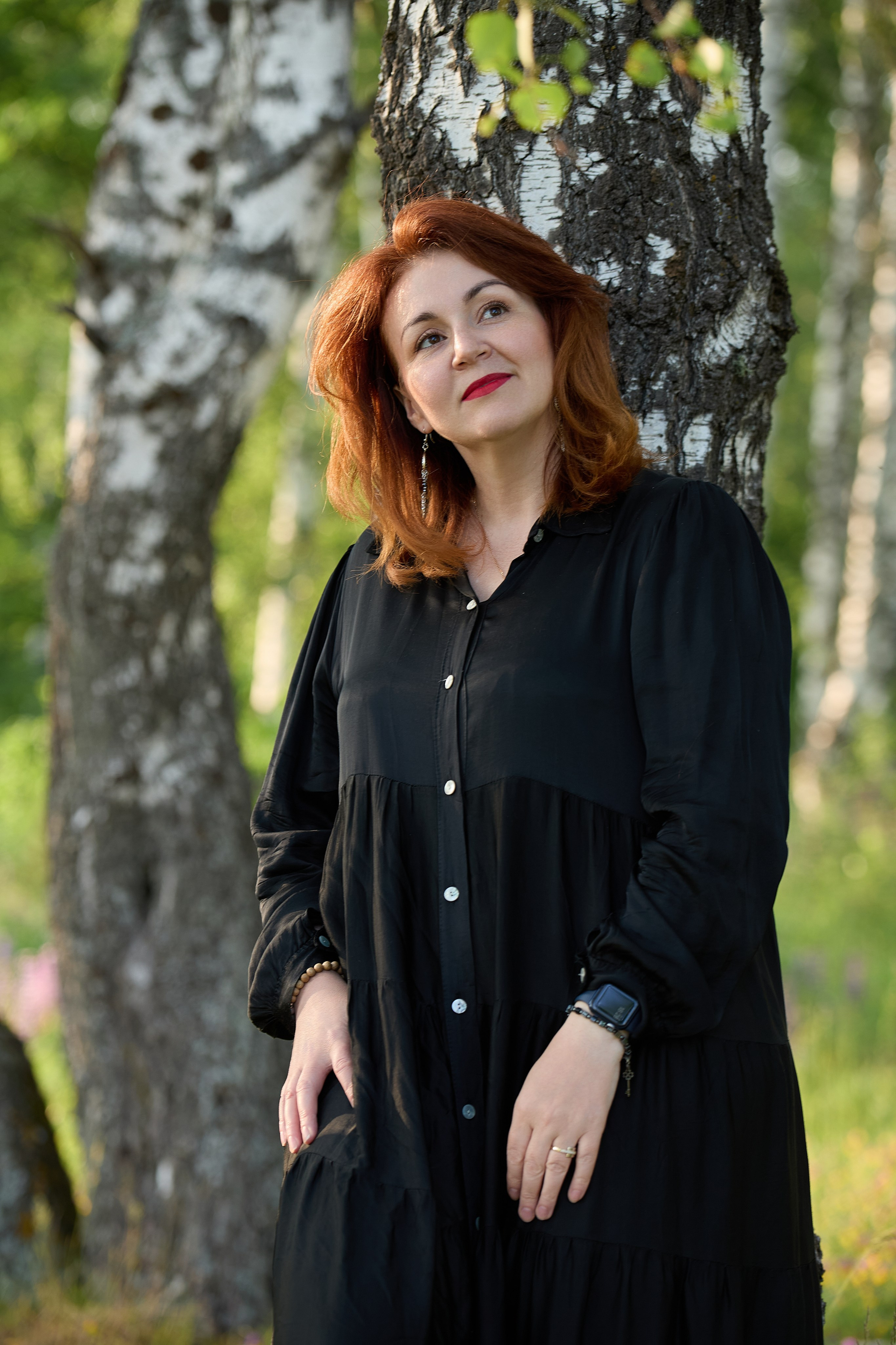 Фотосессия в роще для группы девушек. Фотограф в Дивеево