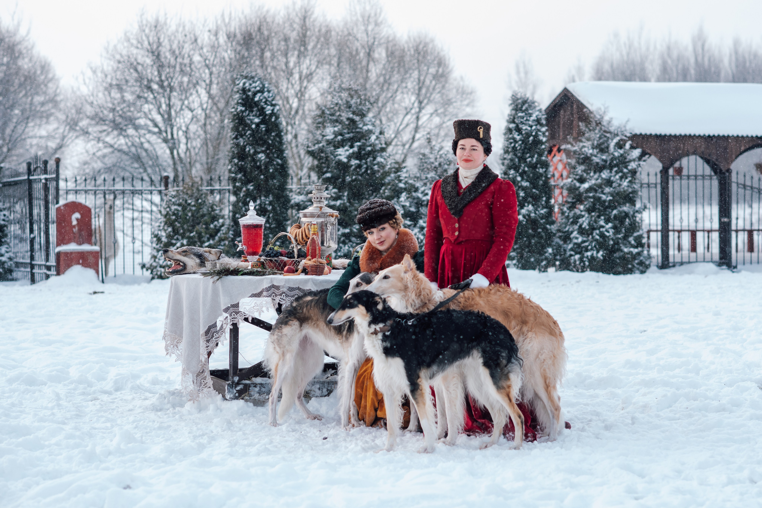 Зимняя парфорсная охота. Фотограф Диана Вальтер