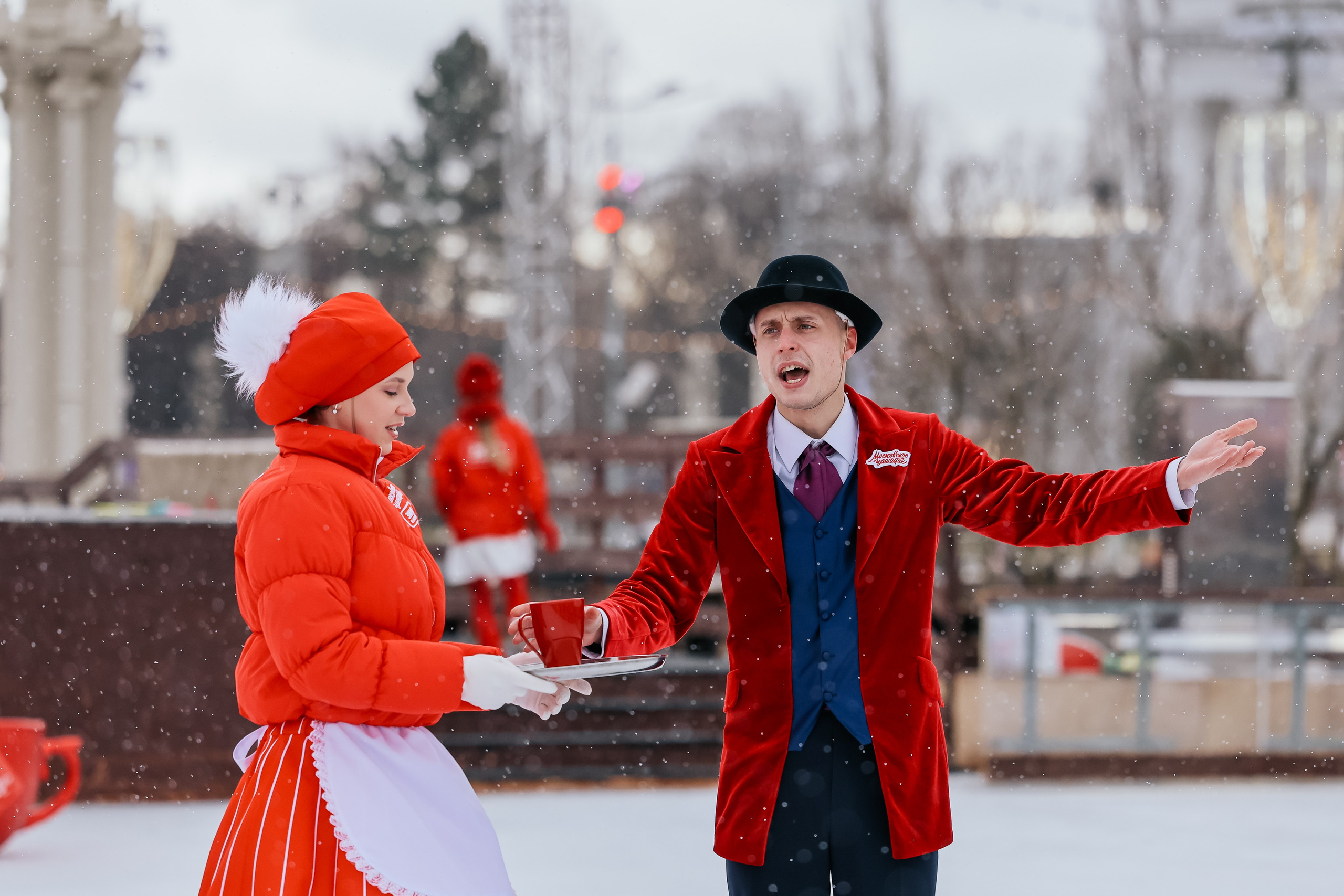 Ледовое шоу ВДНХ проект Московское чаепитие. Фотограф и видеограф Анна Домашенко